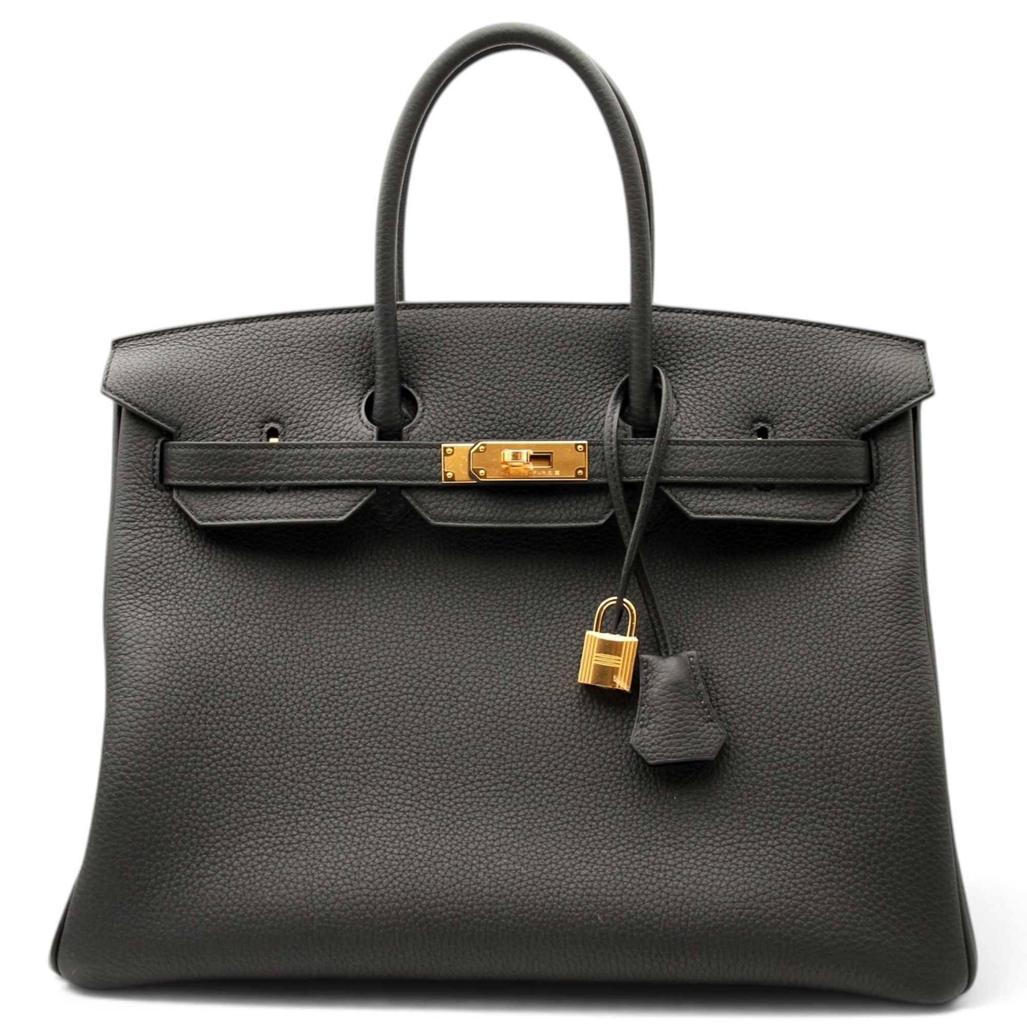 Birkin 35 leather handbag