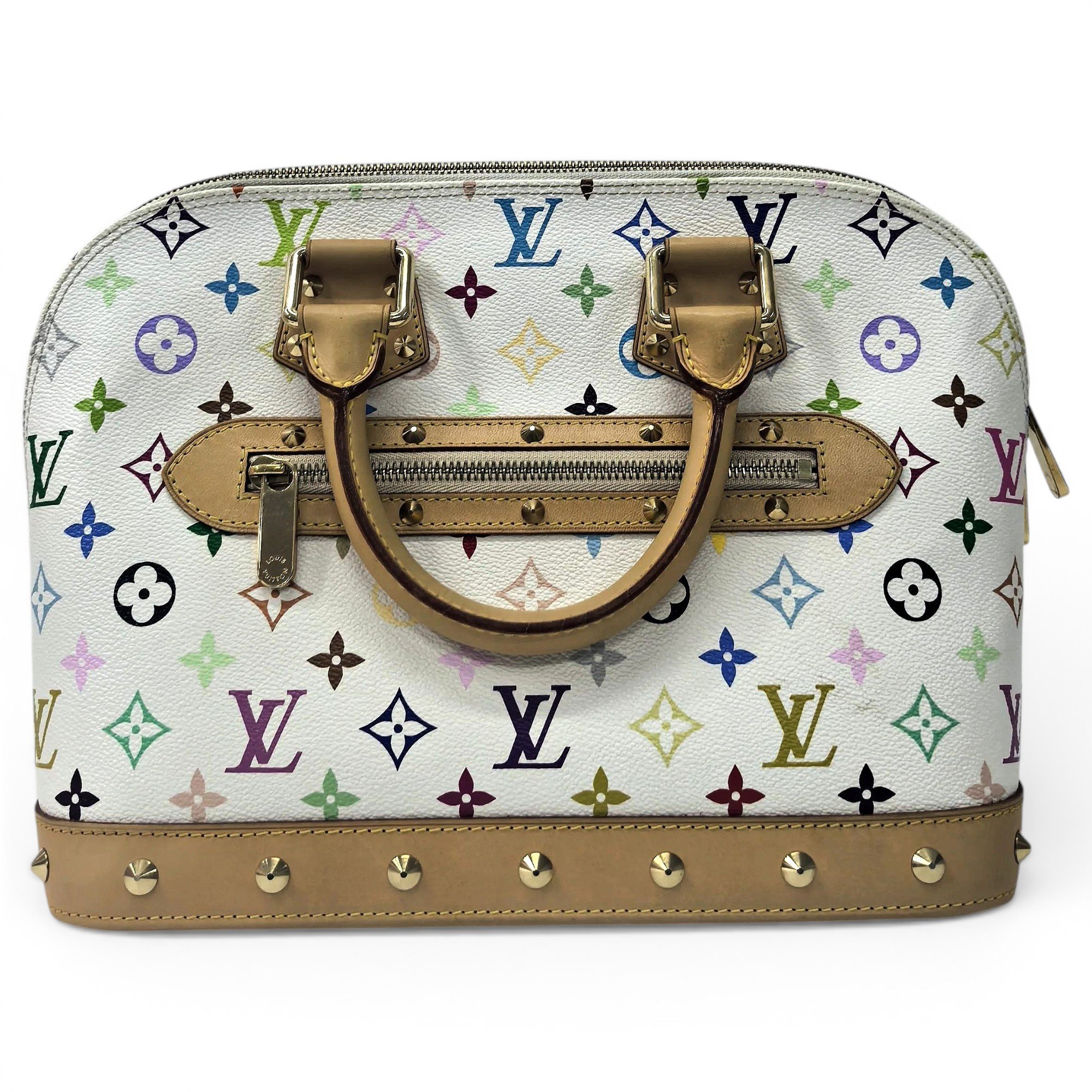 Alma leather bowling bag