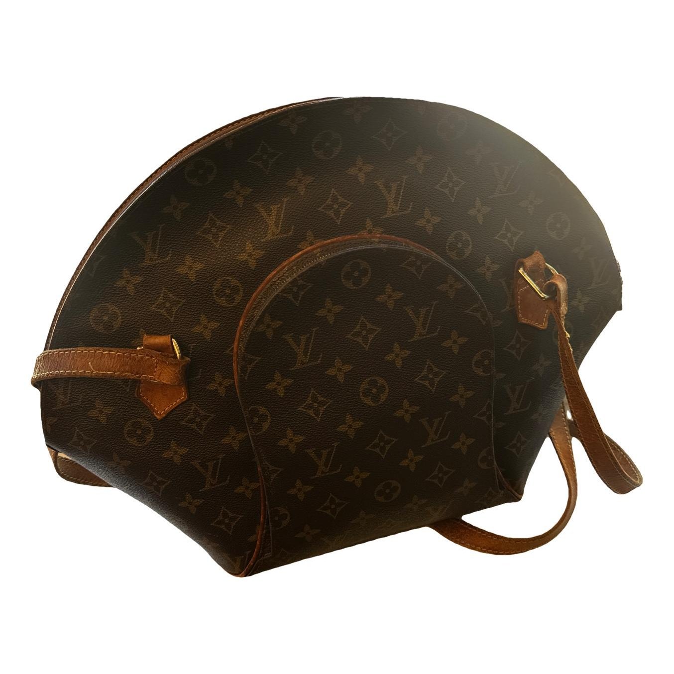Ellipse leather handbag