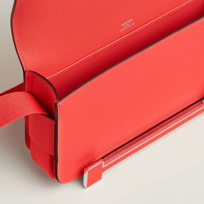 로즈 텍사스 Hermès Geta 슬림 백