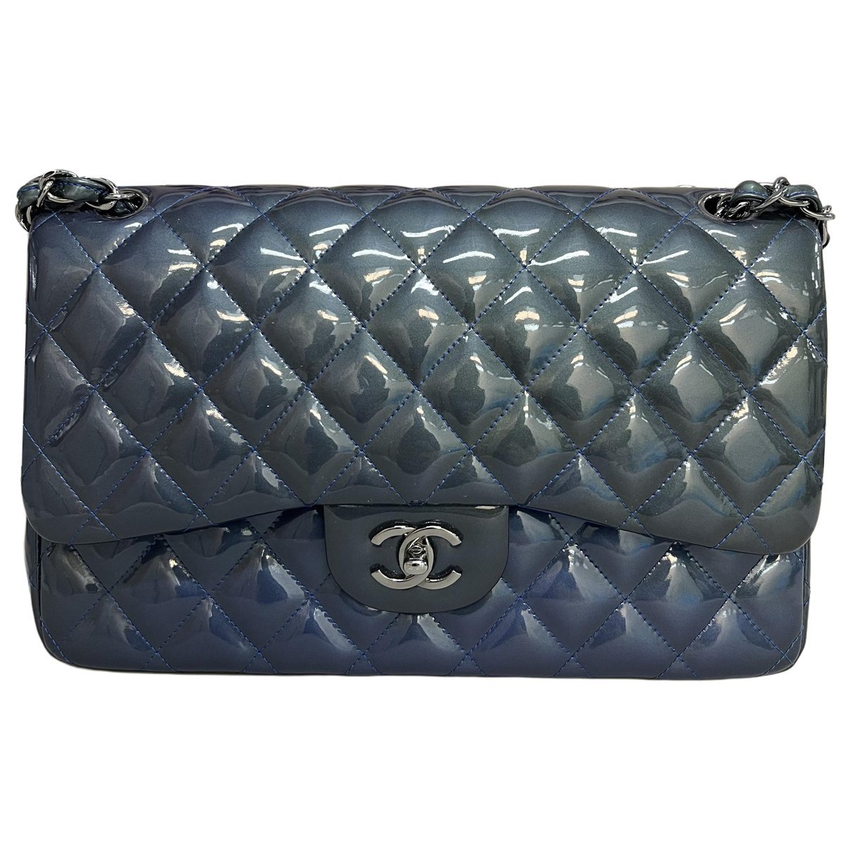 Timeless/Classique patent leather handbag