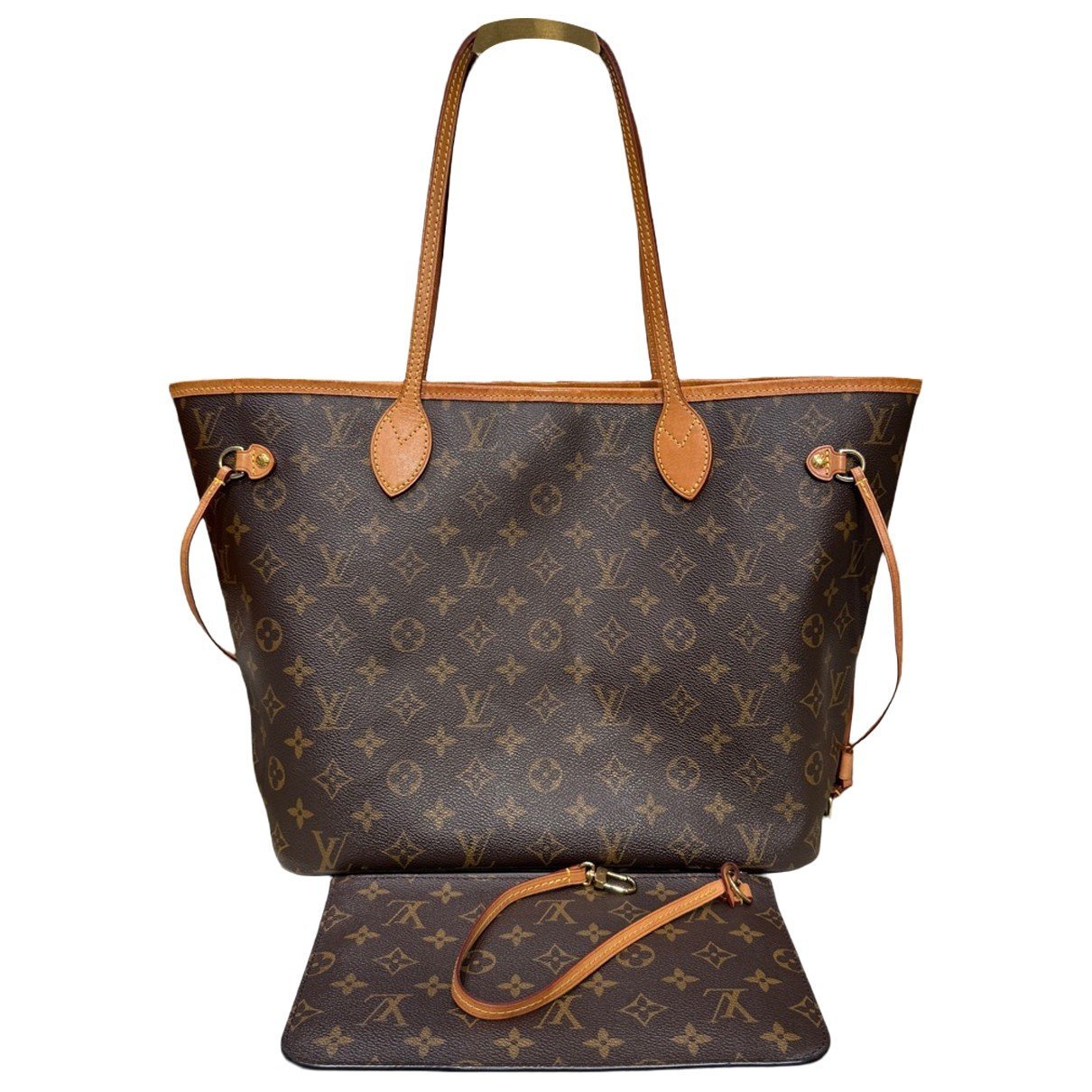 Neverfull leather handbag