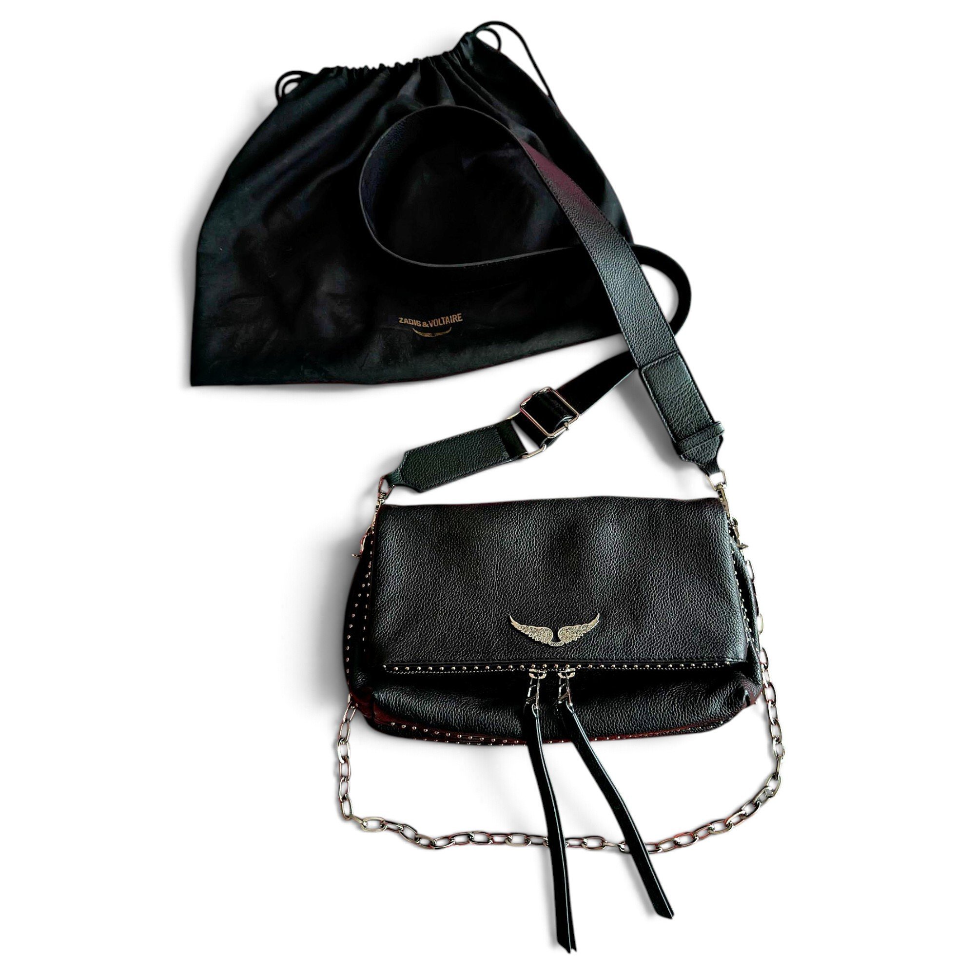 Rock leather handbag
