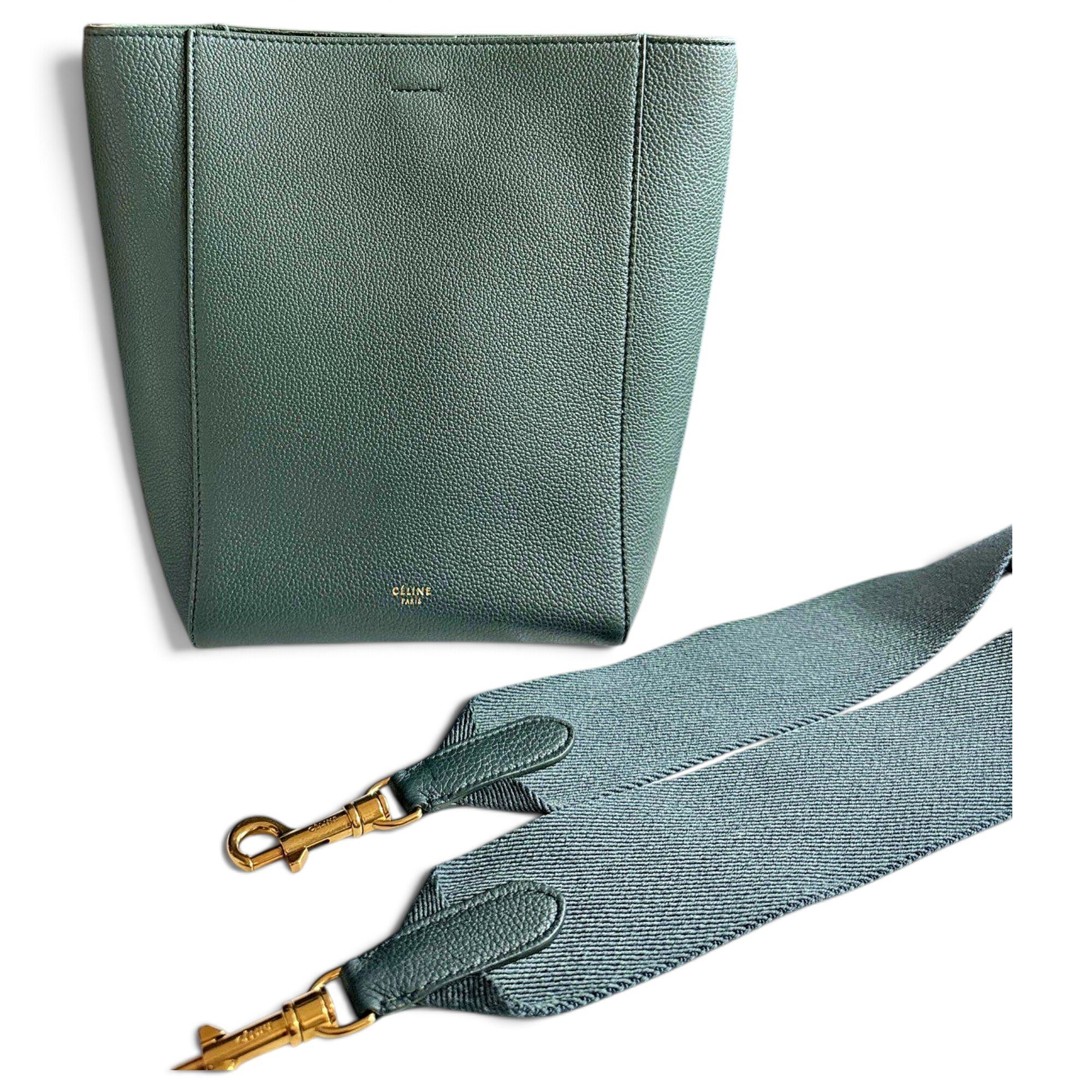 Seau Sangle leather handbag