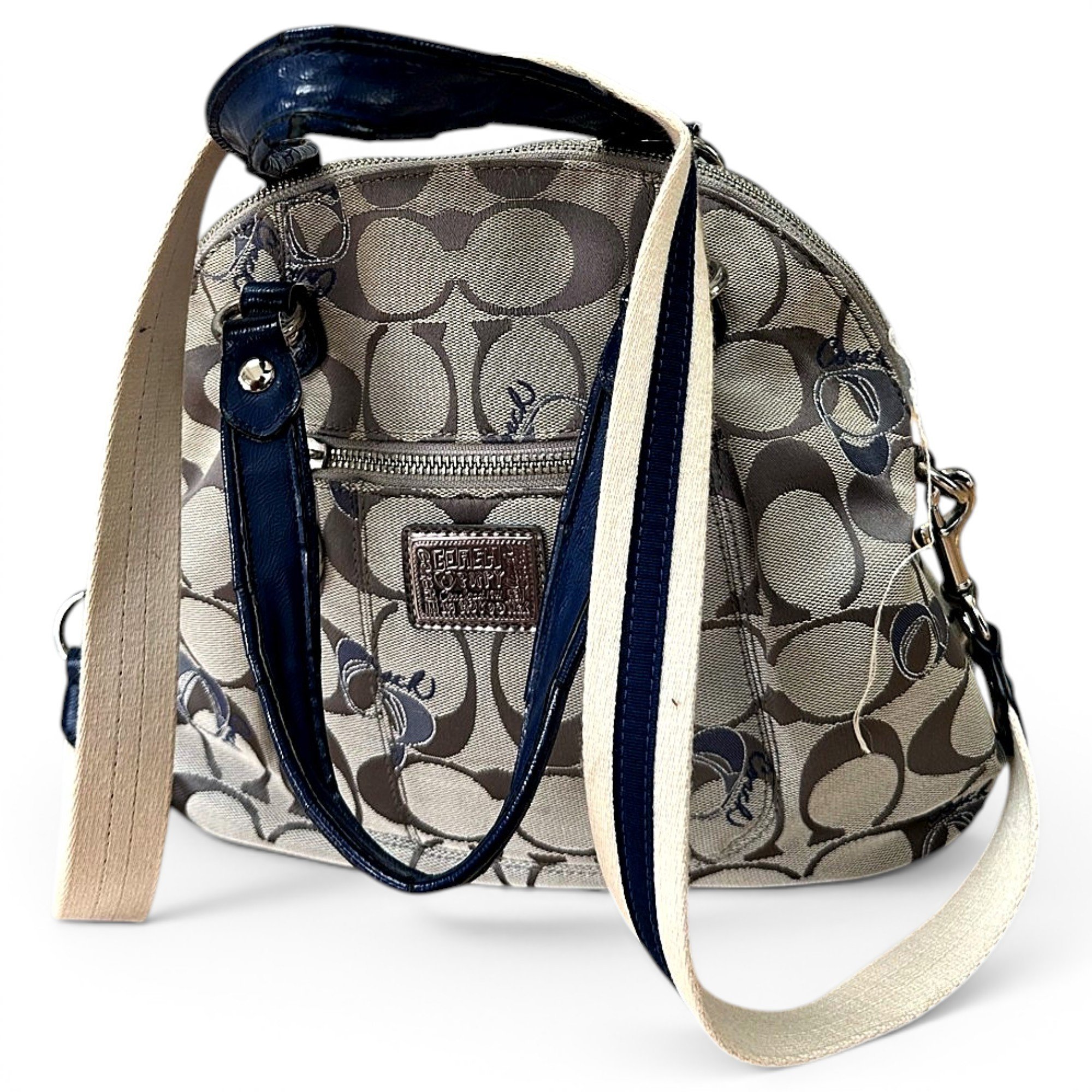 Signature Sufflette cloth crossbody bag