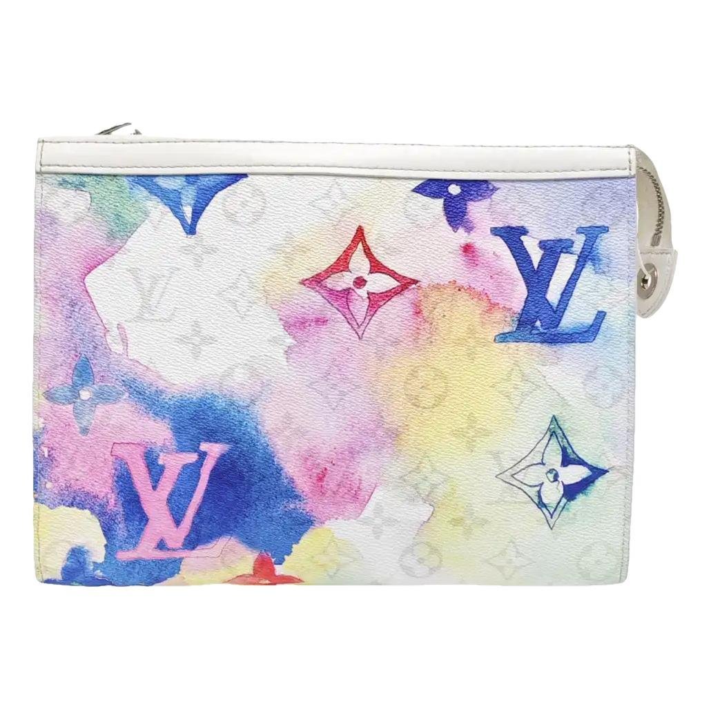 Porte Documents Voyage leather handbag