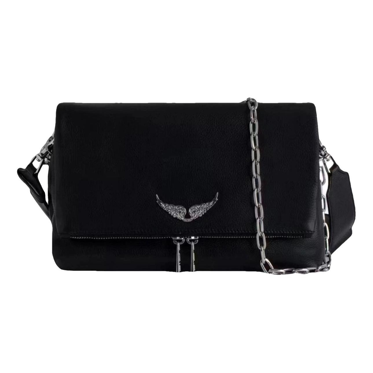 Rock leather crossbody bag