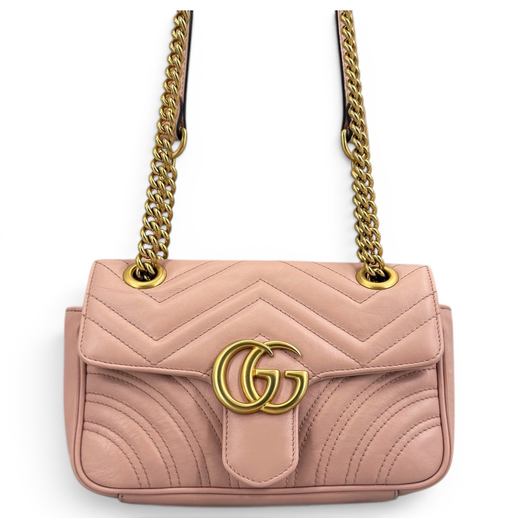 GG Marmont Flap leather handbag