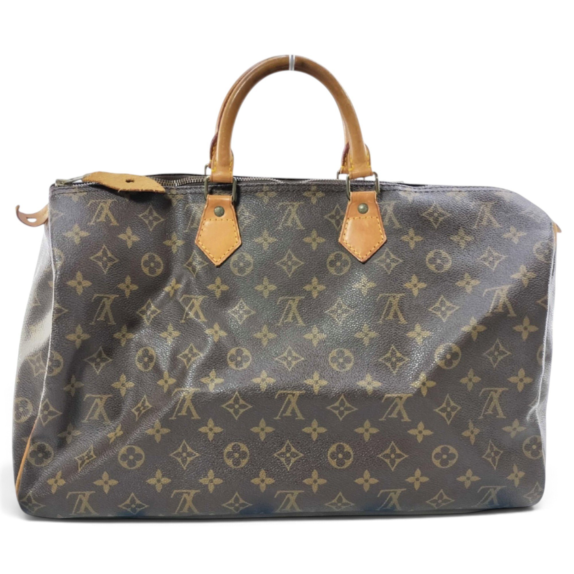Speedy leather handbag