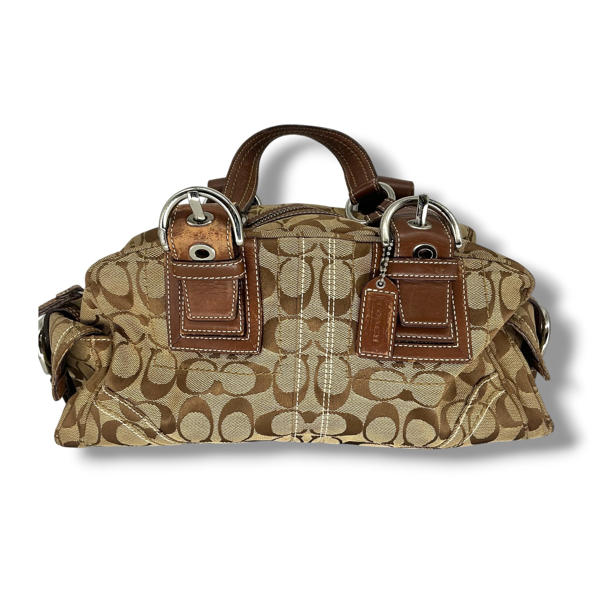 Signature Sufflette leather bag
