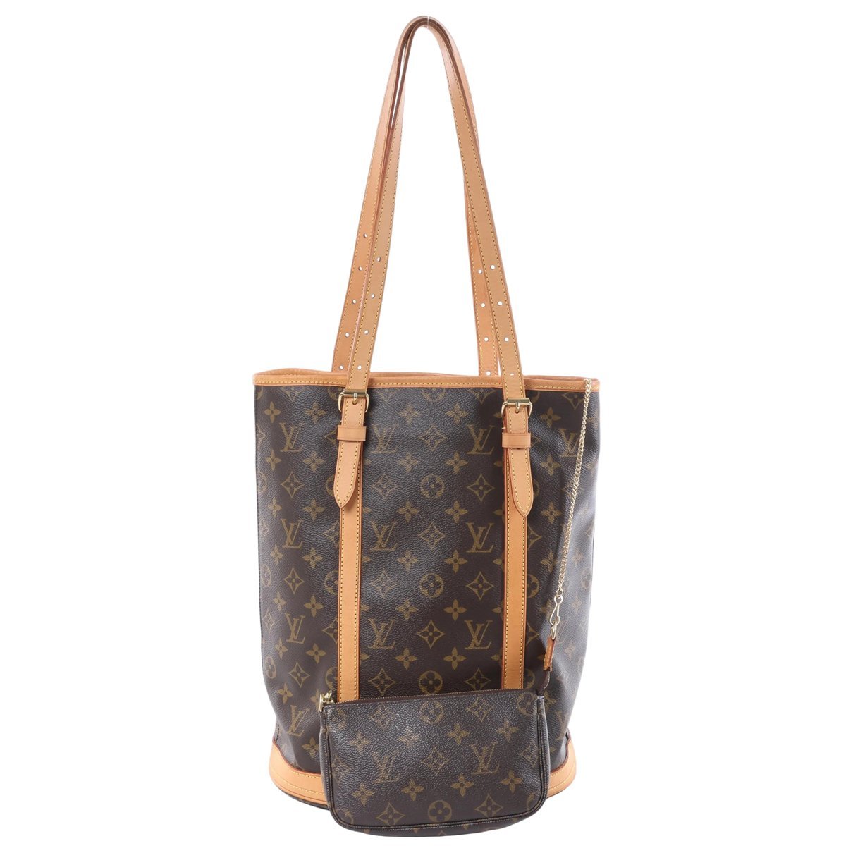 Bucket leather tote