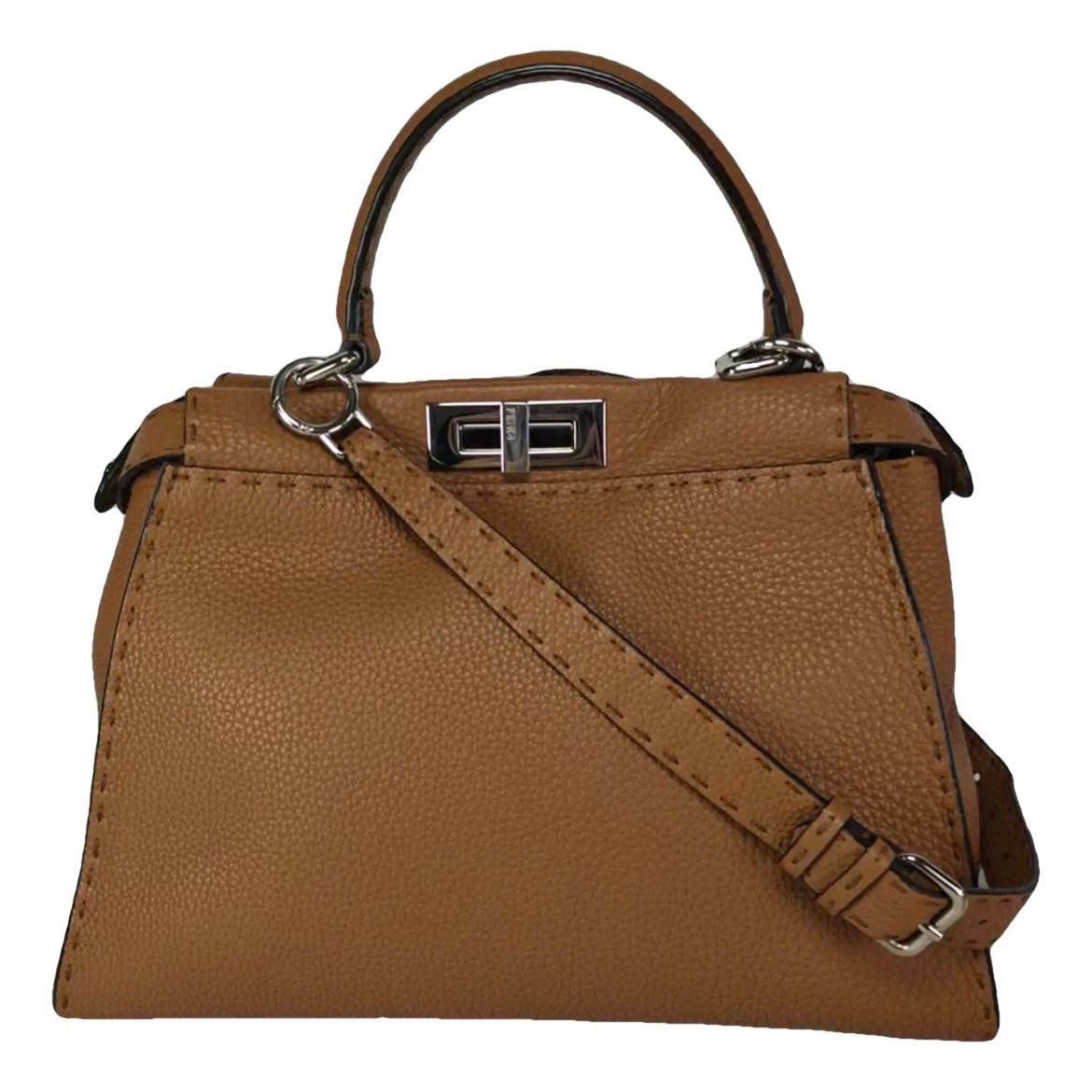 Peekaboo leather crossbody bag