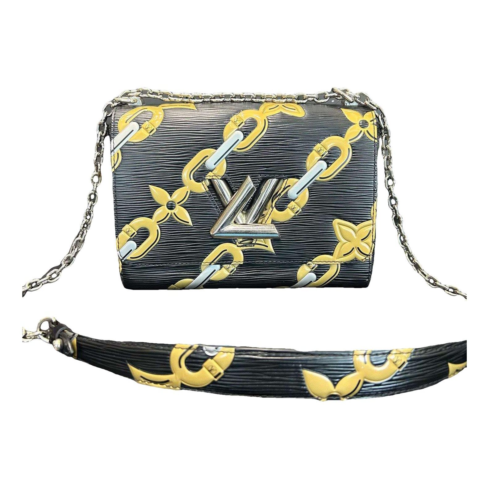 Twist leather handbag