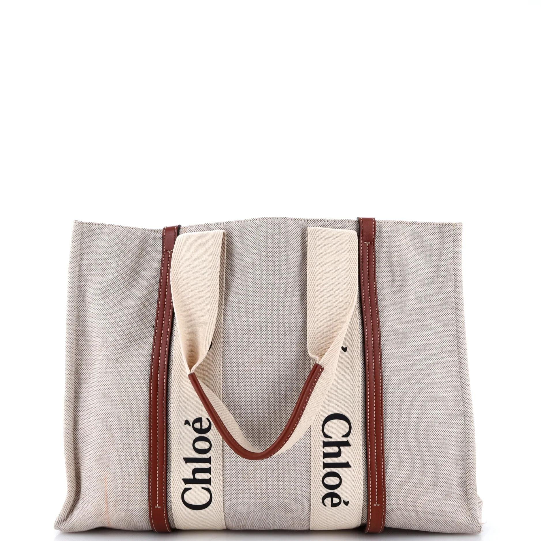 Leather tote