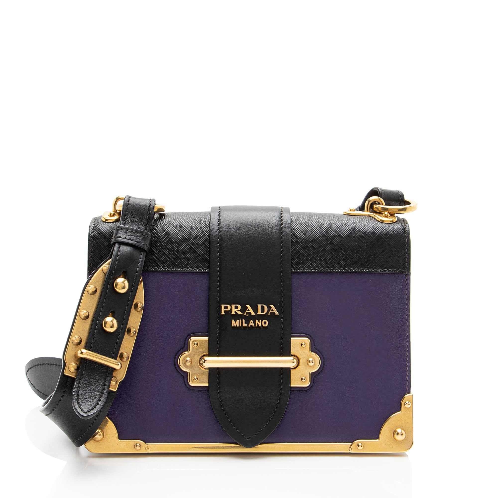 Cahier leather handbag