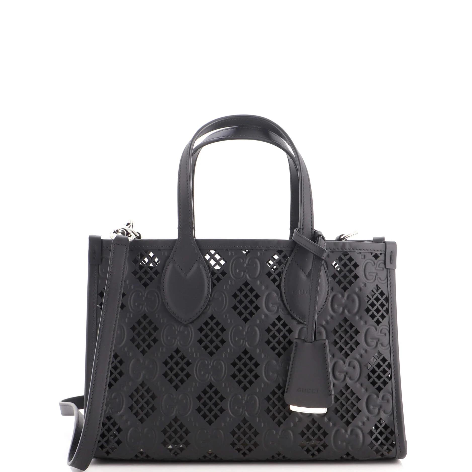 Leather tote