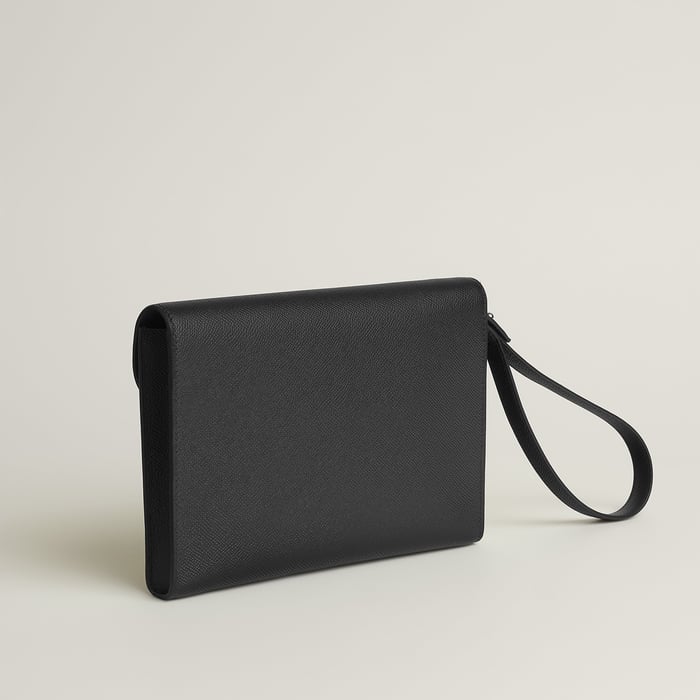 Noir Sac a Depeches 24 Pouch