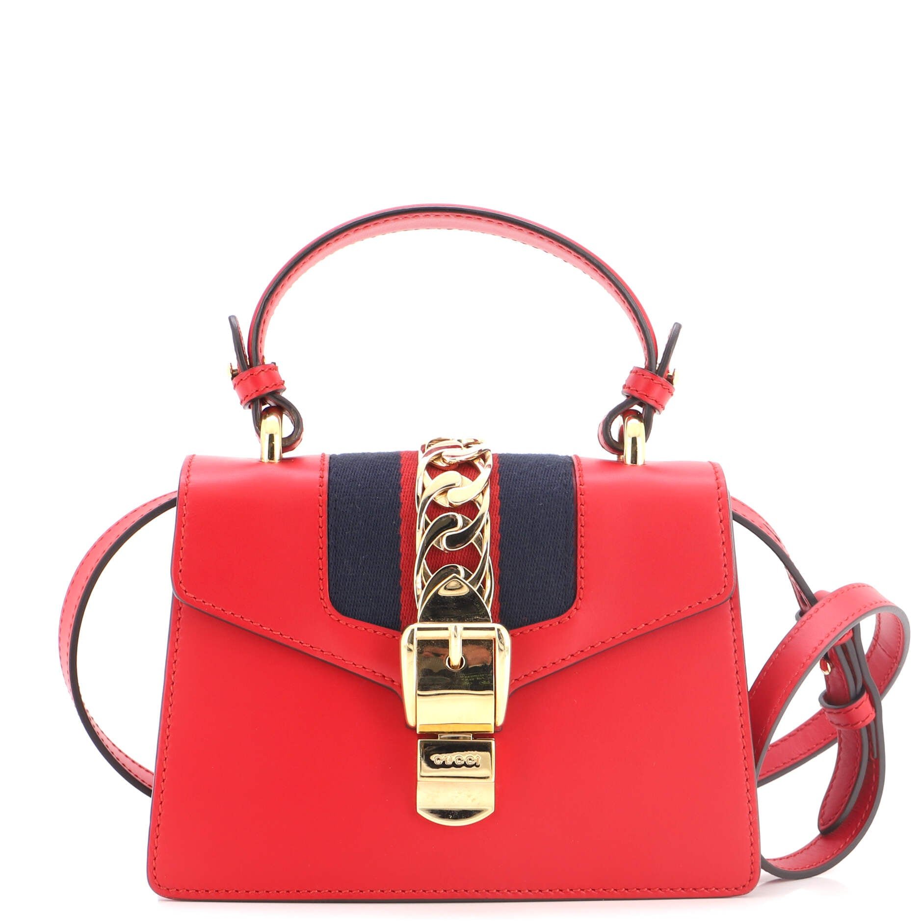 Sylvie Top Handle Bag Leather Mini