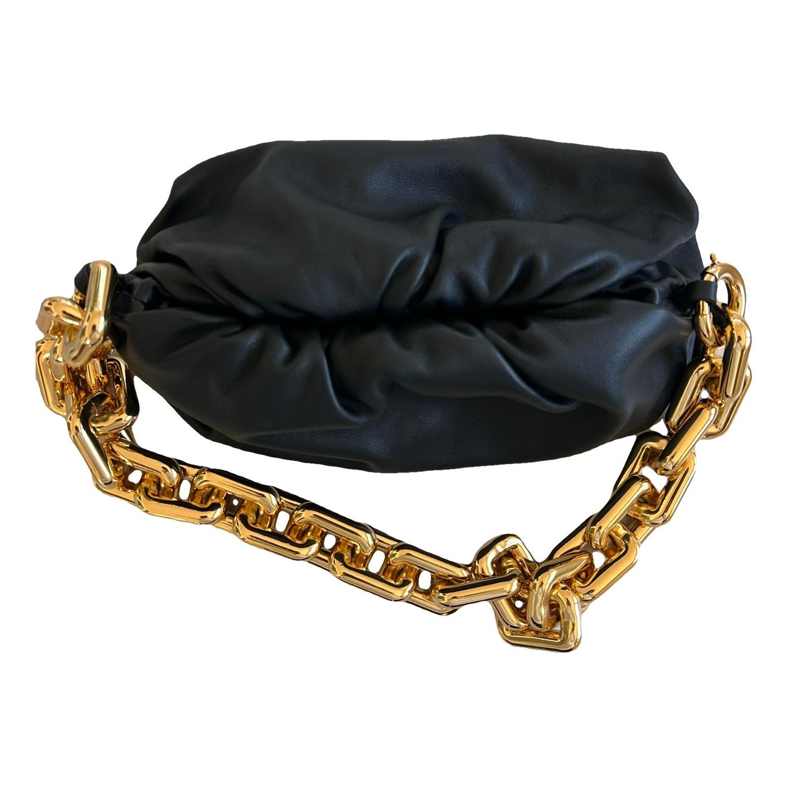 Chain Pouch leather handbag