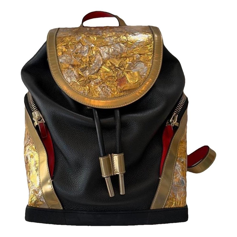 Leather backpack