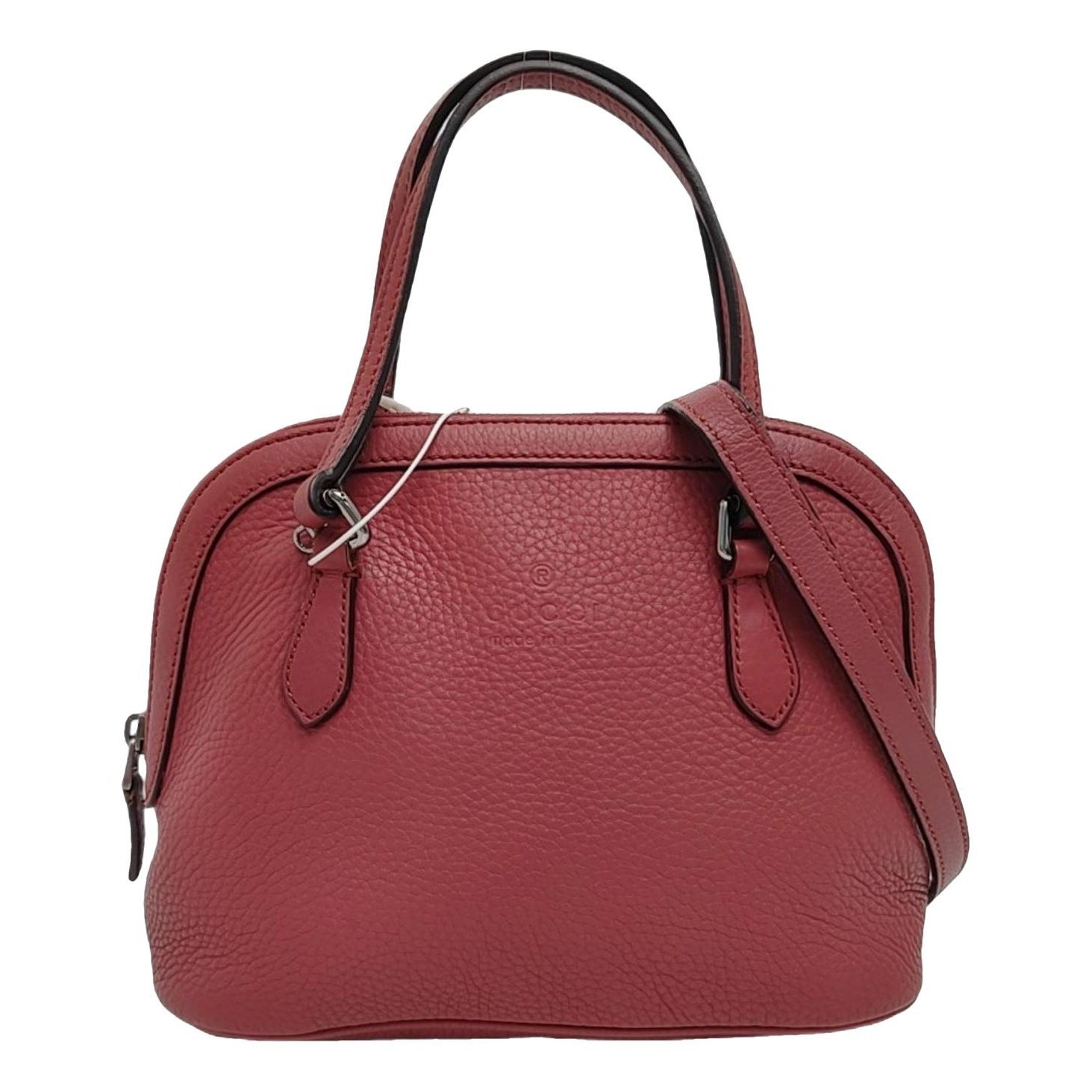 Ophidia Dome leather handbag