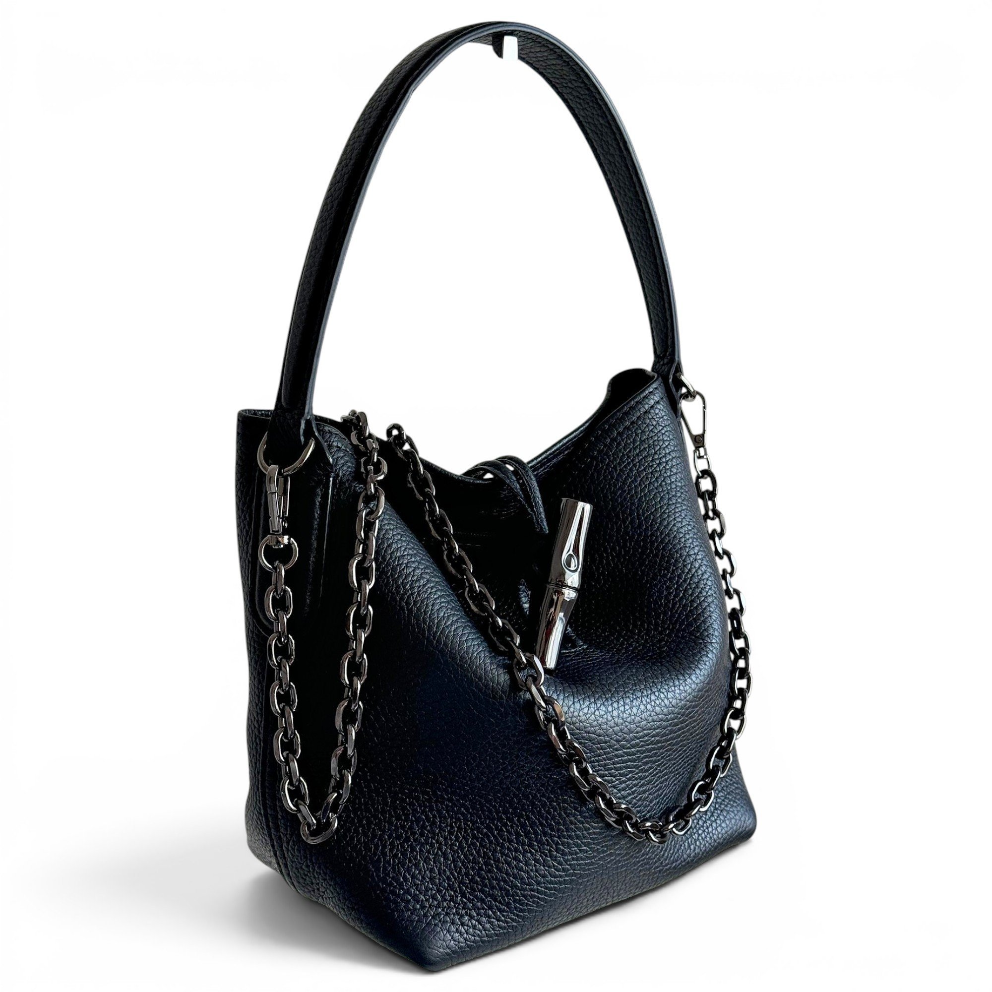 Longchamp Roseau leather handbag