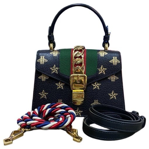 Sylvie Top Handle leather handbag