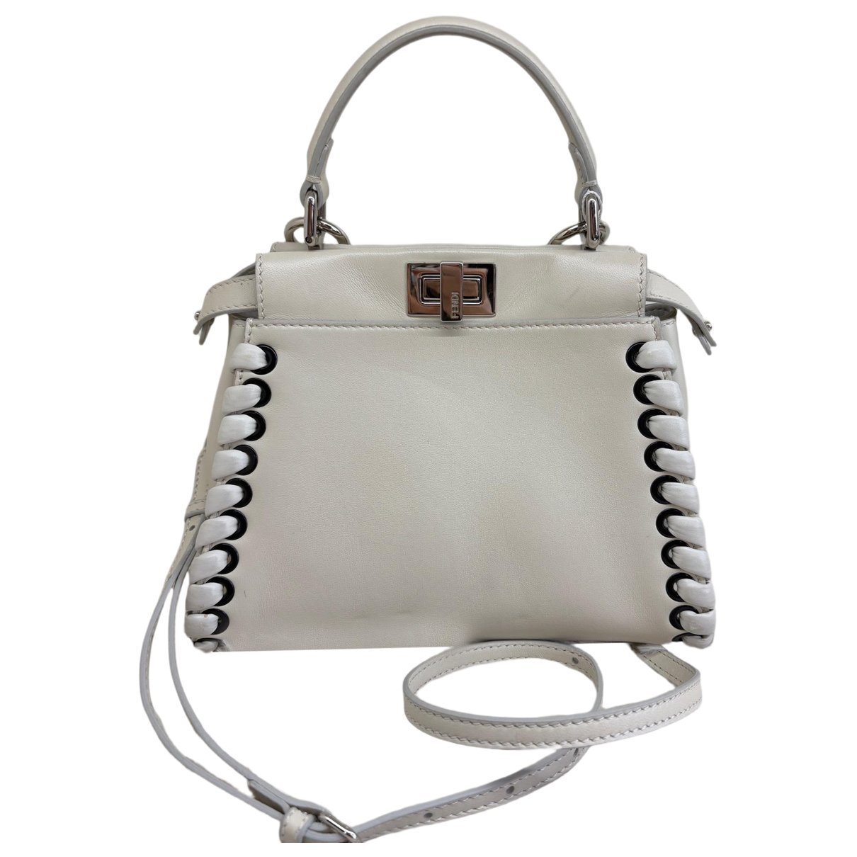 Peekaboo leather handbag