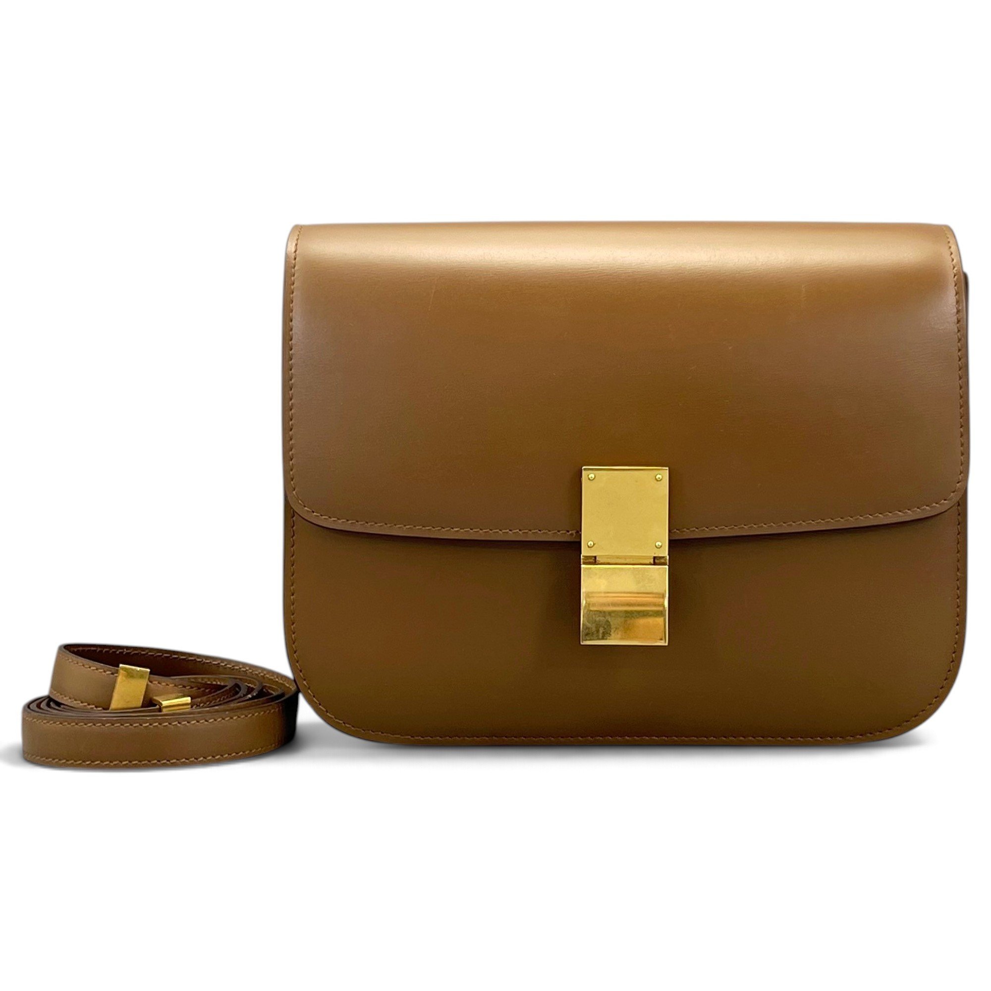 Classic leather handbag