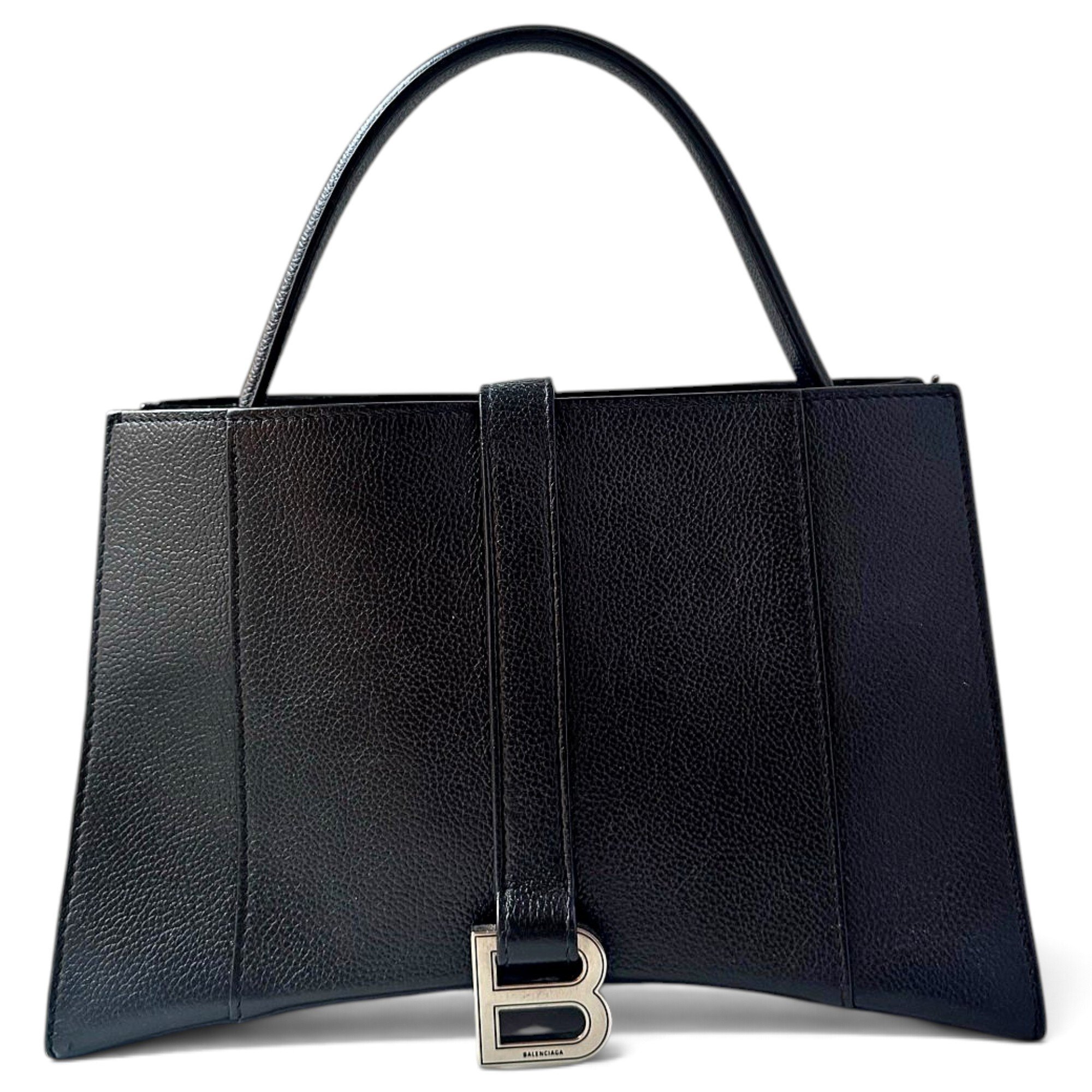 Balenciaga Hourglass leather handbag