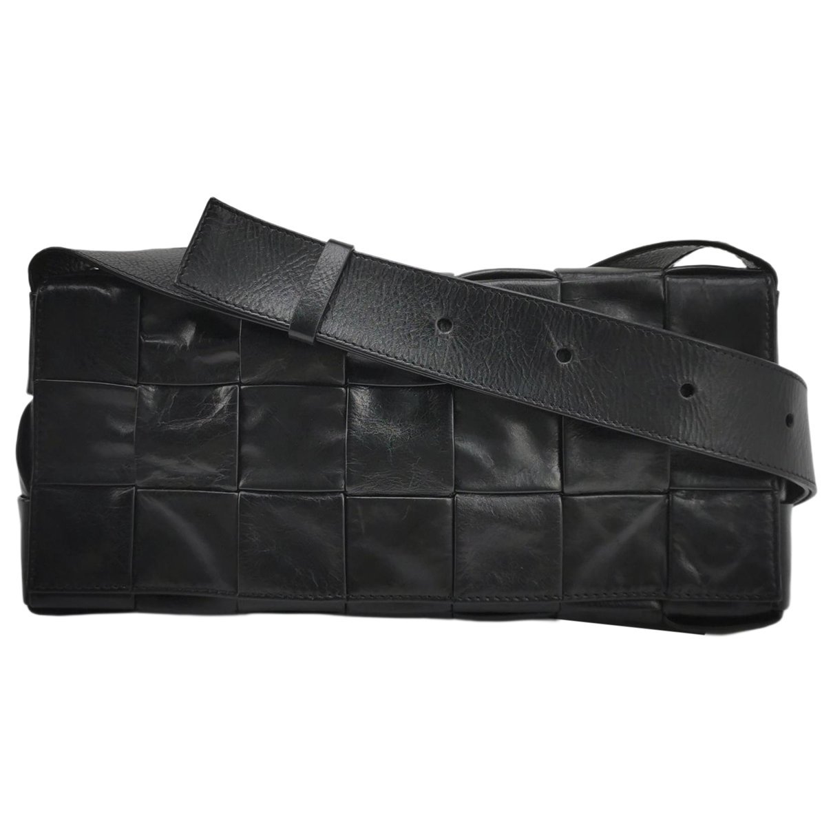 Cassette leather crossbody bag