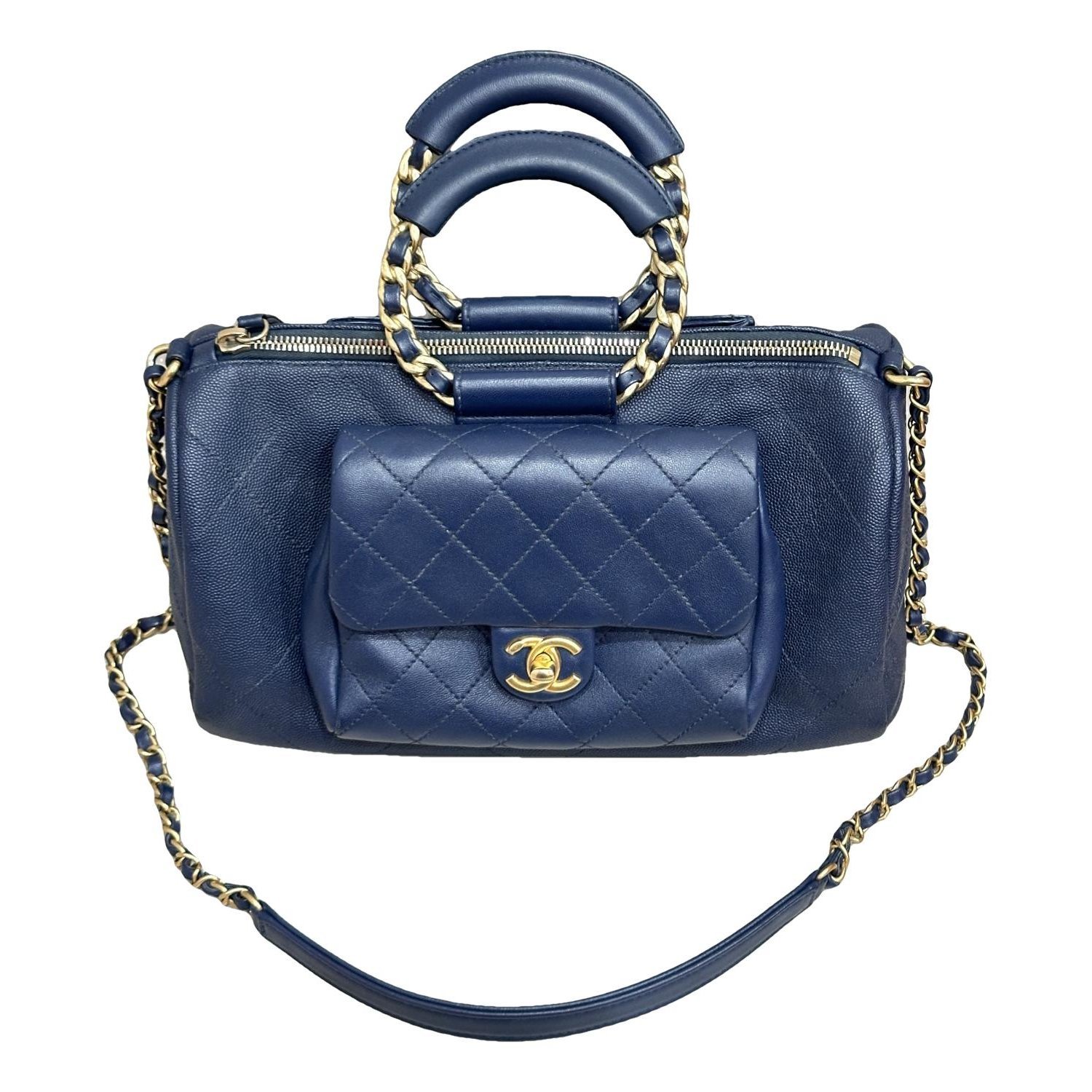 Bowling Bag leather crossbody bag