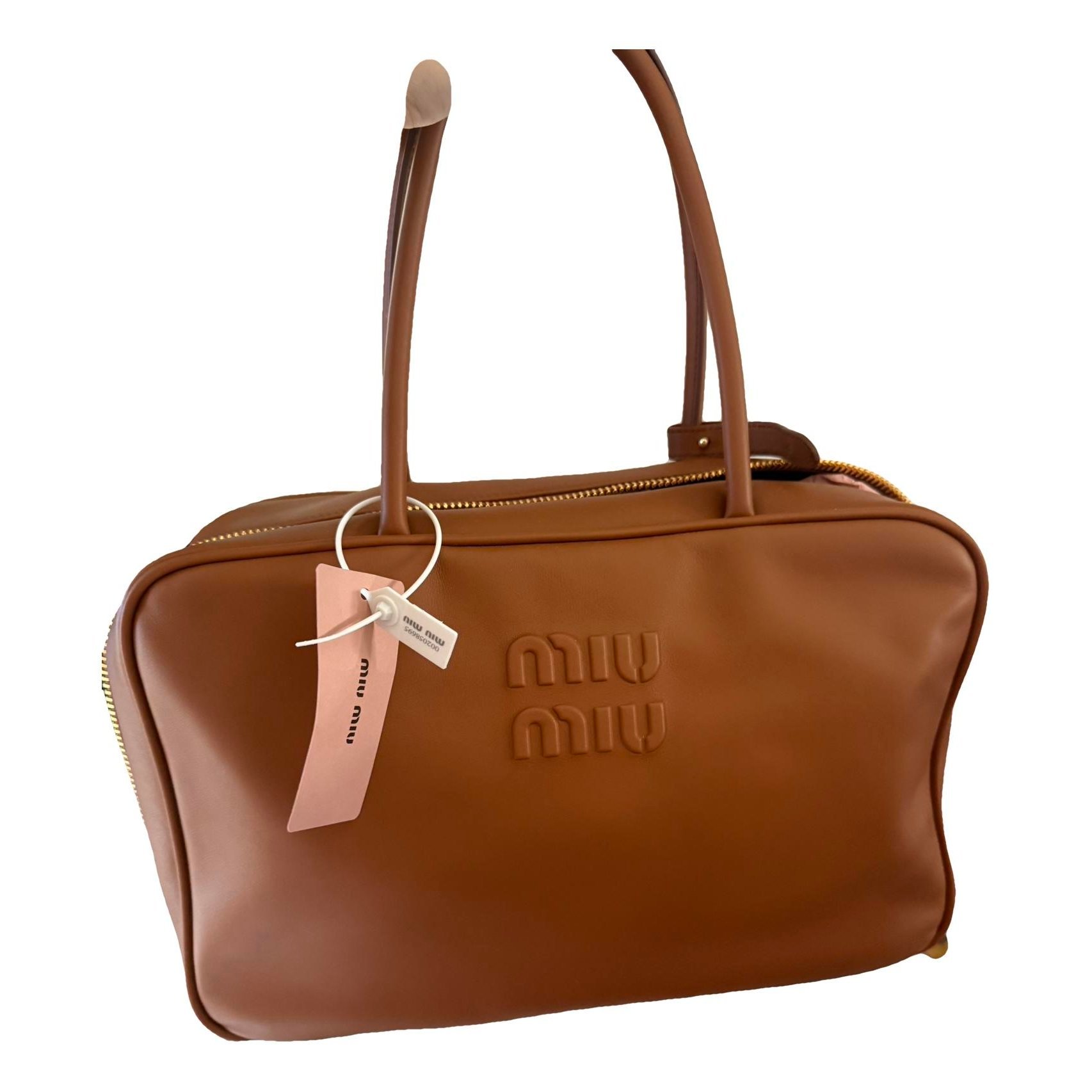 Beau leather handbag