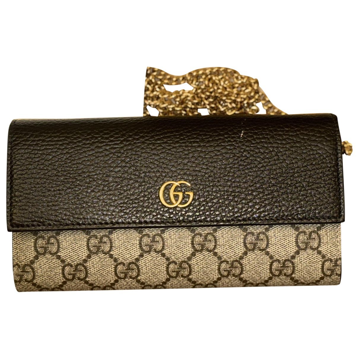 Leather clutch bag