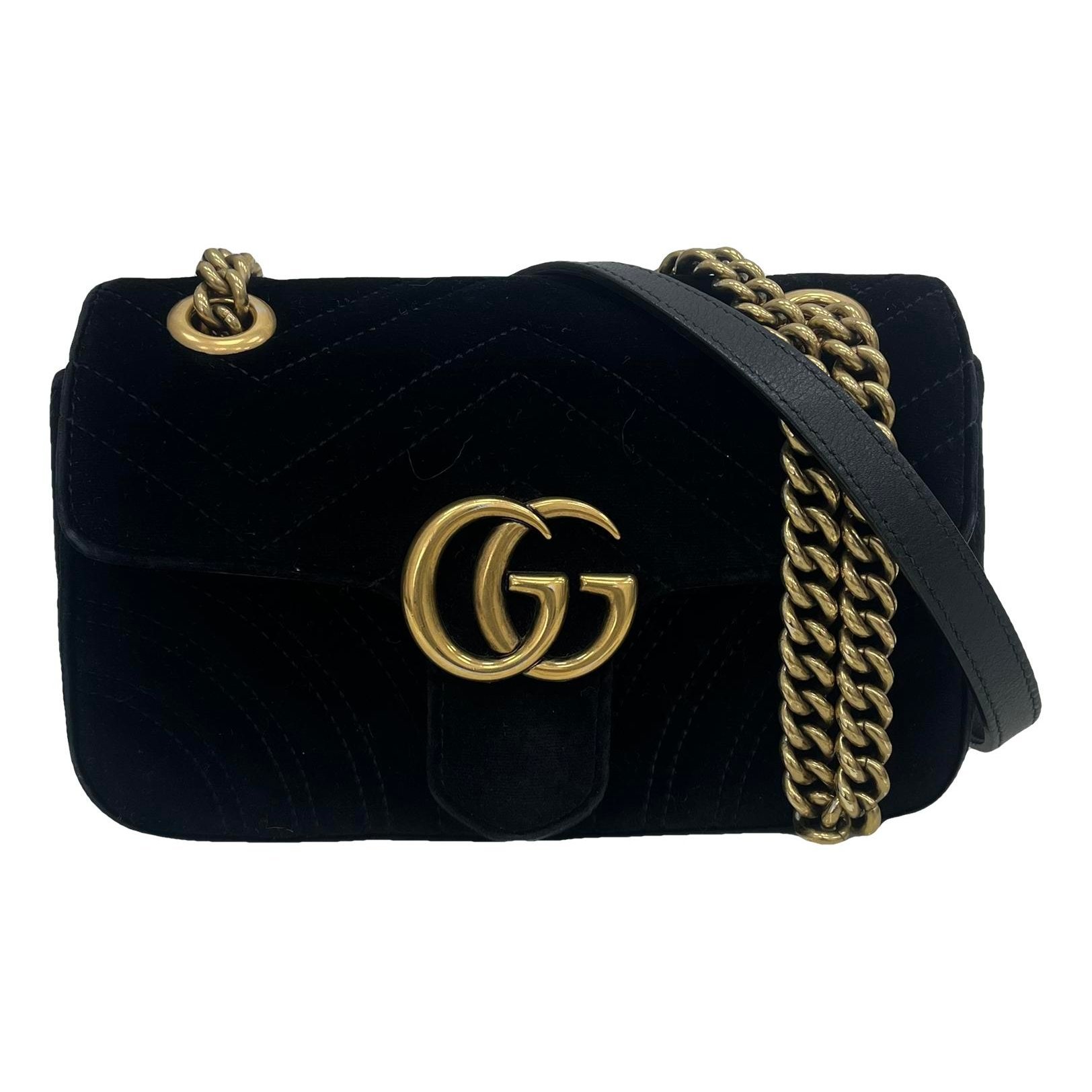 GG Marmont Chain Flap cloth handbag