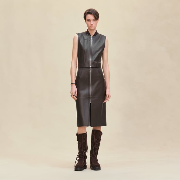 Marron Ébène Dress