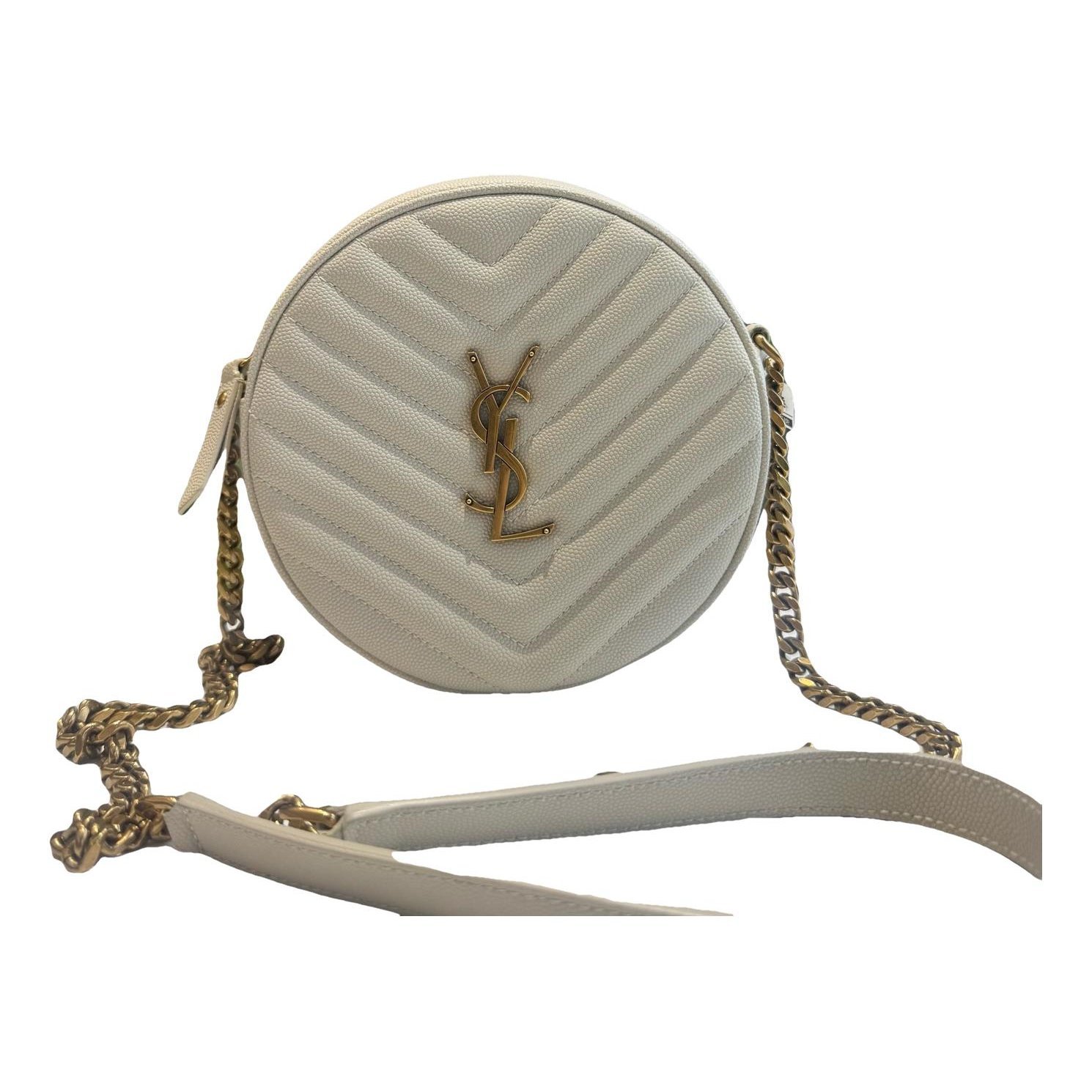 Vinyle leather handbag