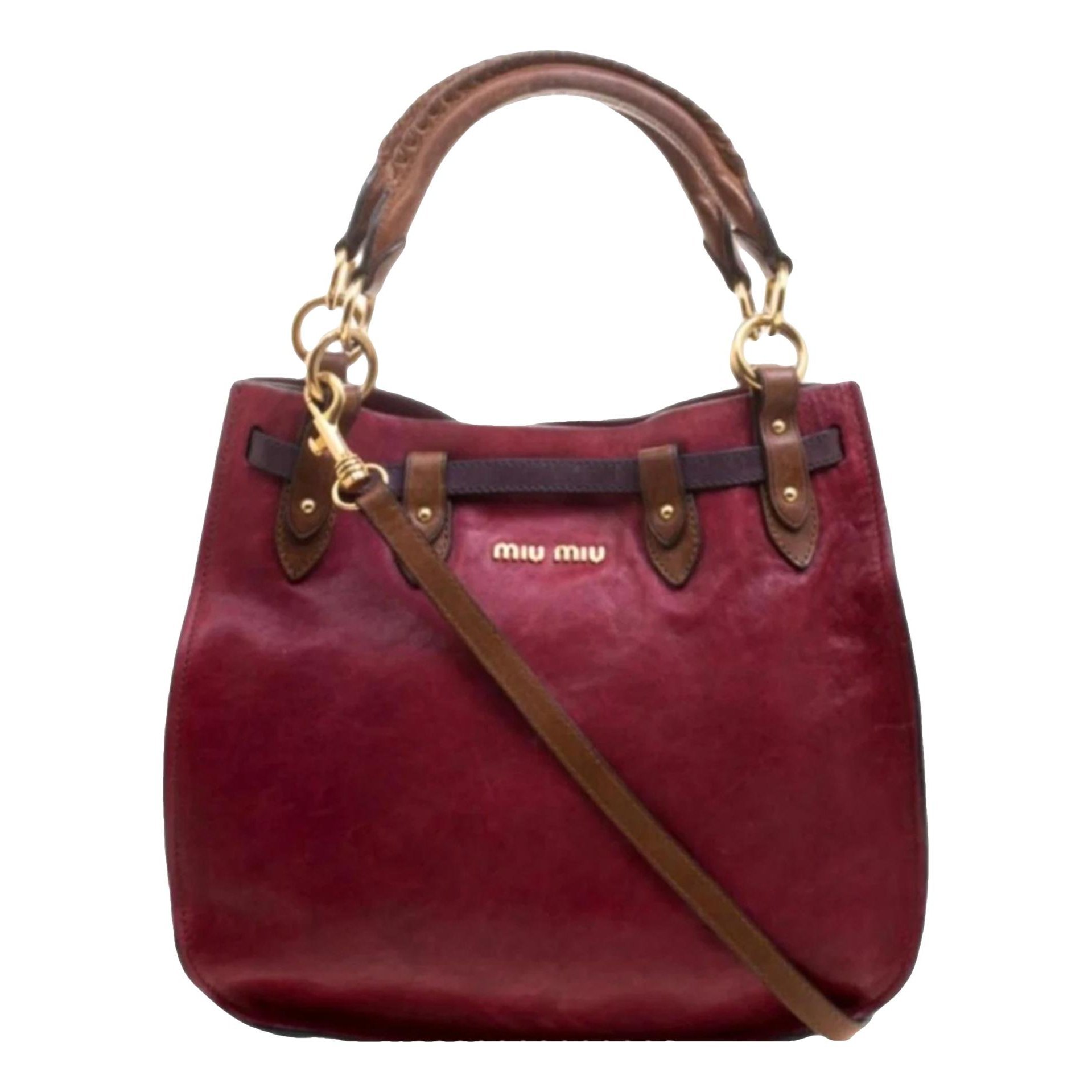 Leather crossbody bag