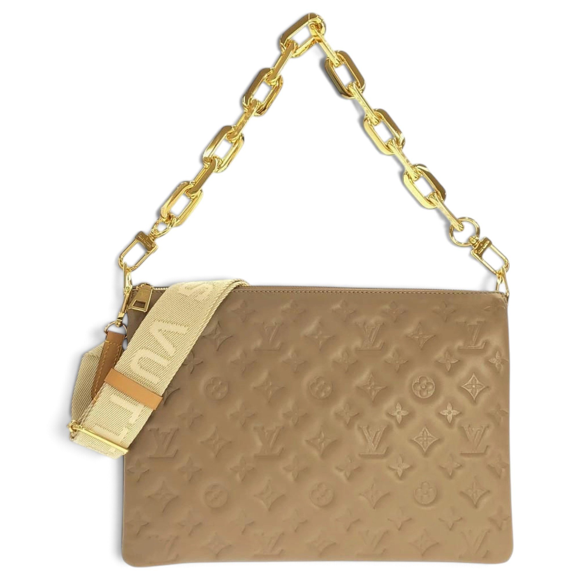 Coussin leather handbag