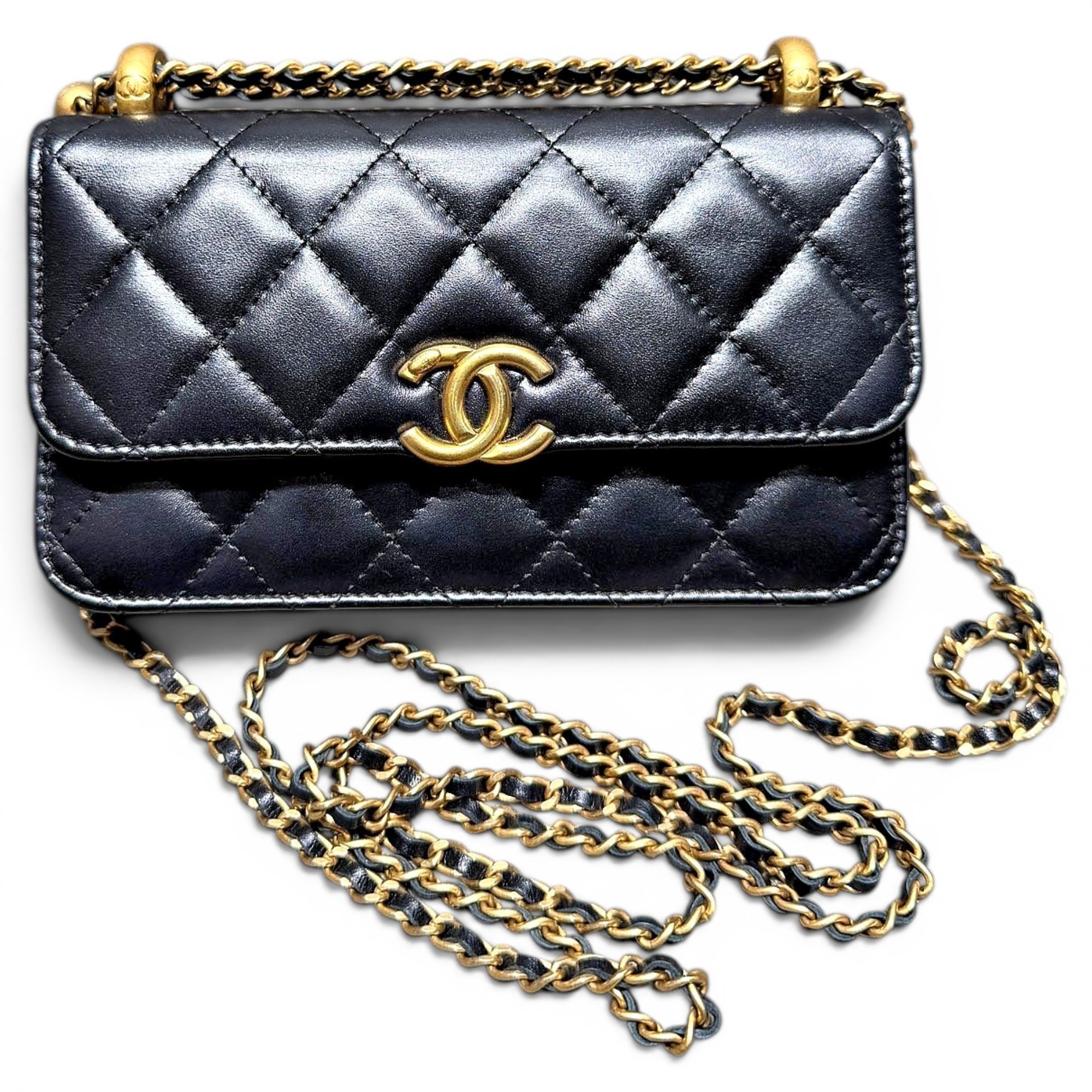 Leather handbag