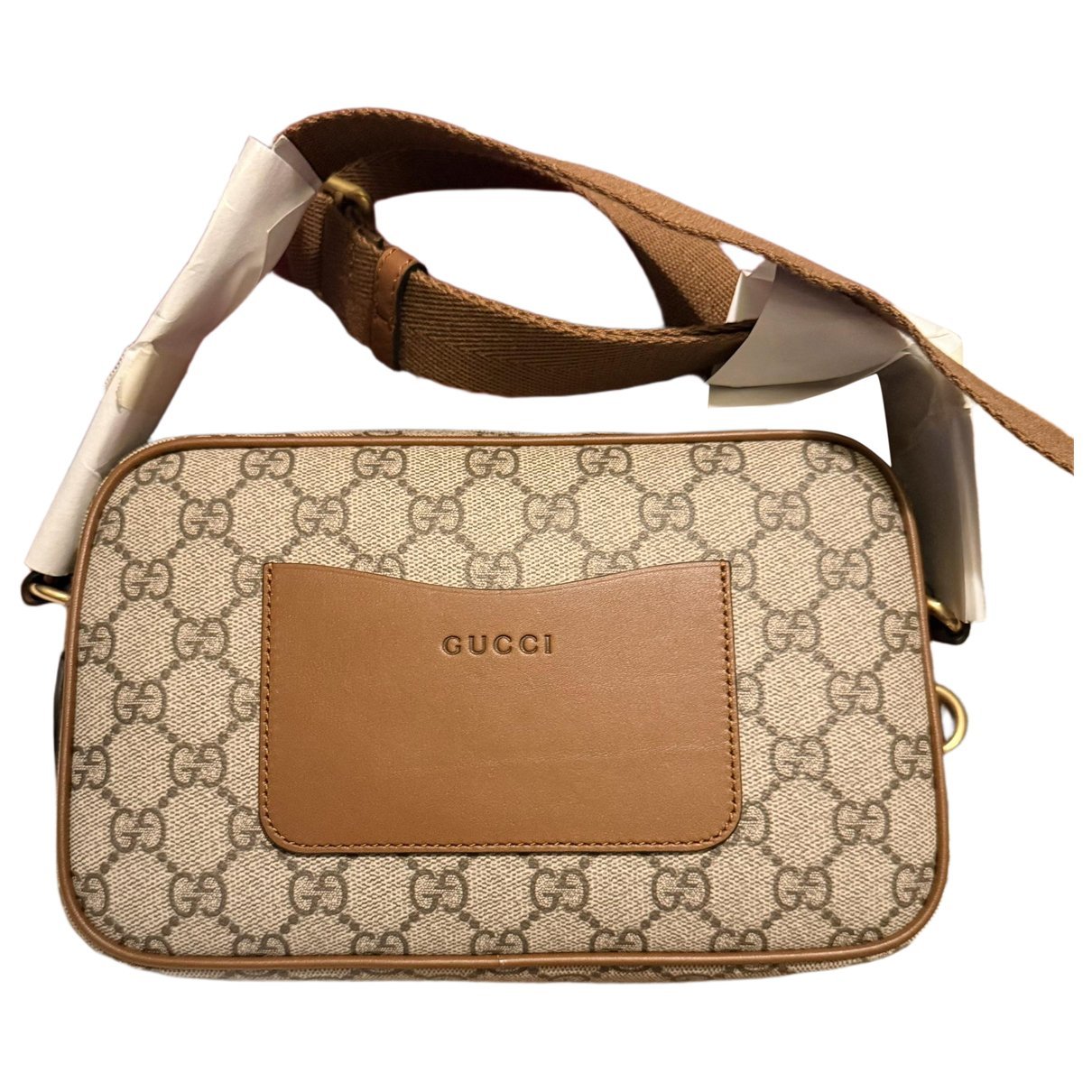 Ophidia leather clutch bag