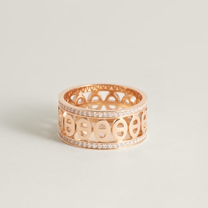 Sans Coloris Chaine d'Ancre Divine Ring, Small Model