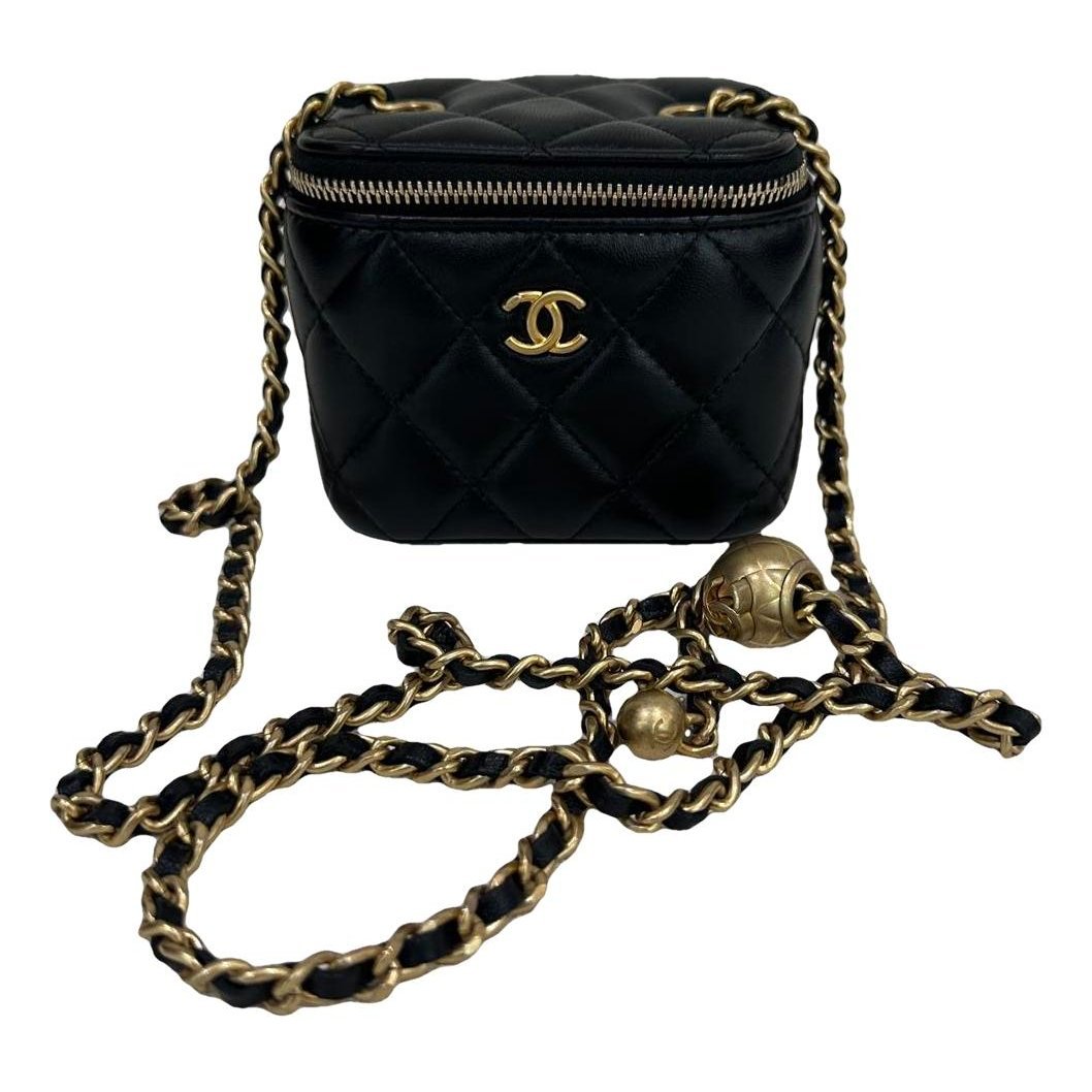 Trendy CC Vanity leather handbag