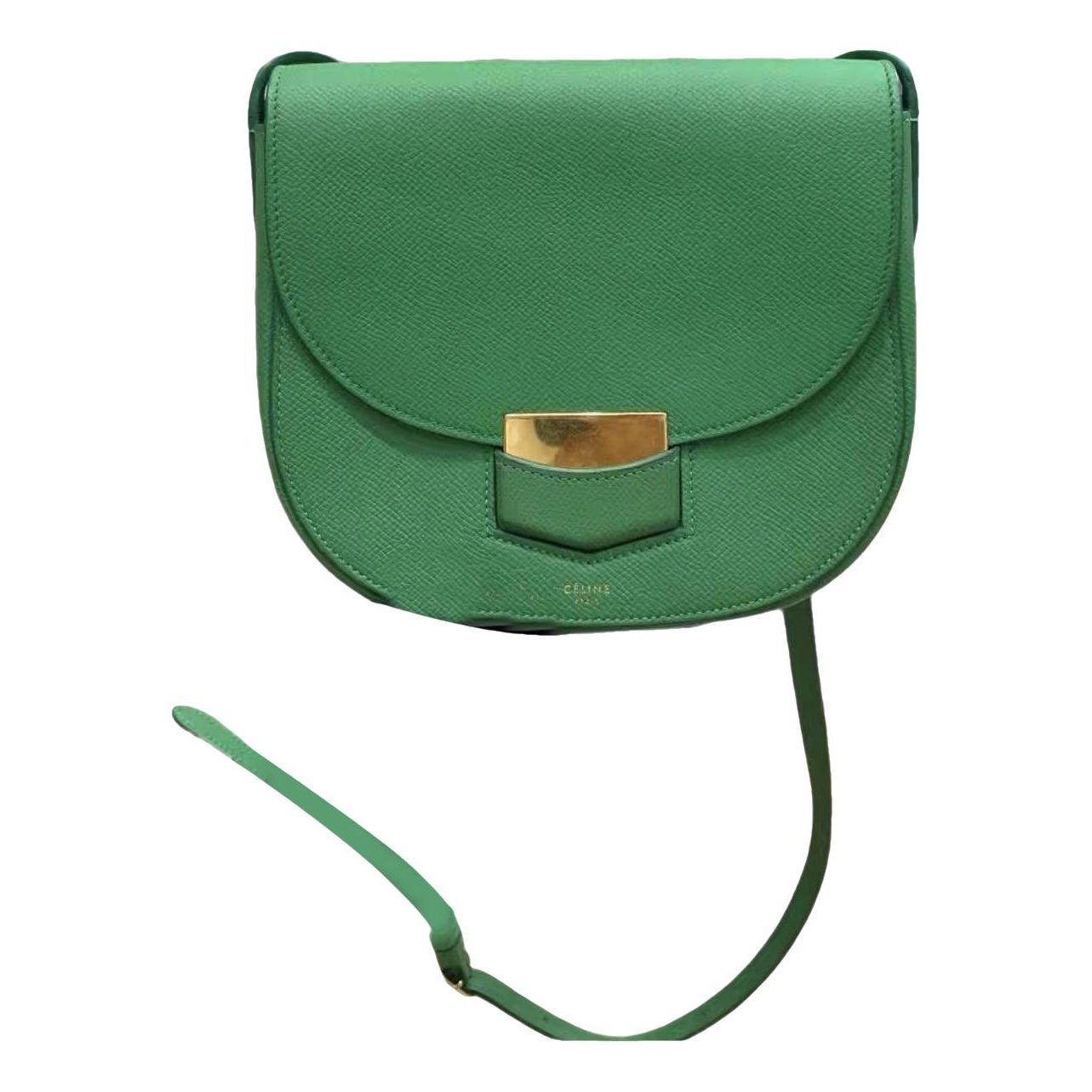 Trotteur leather crossbody bag