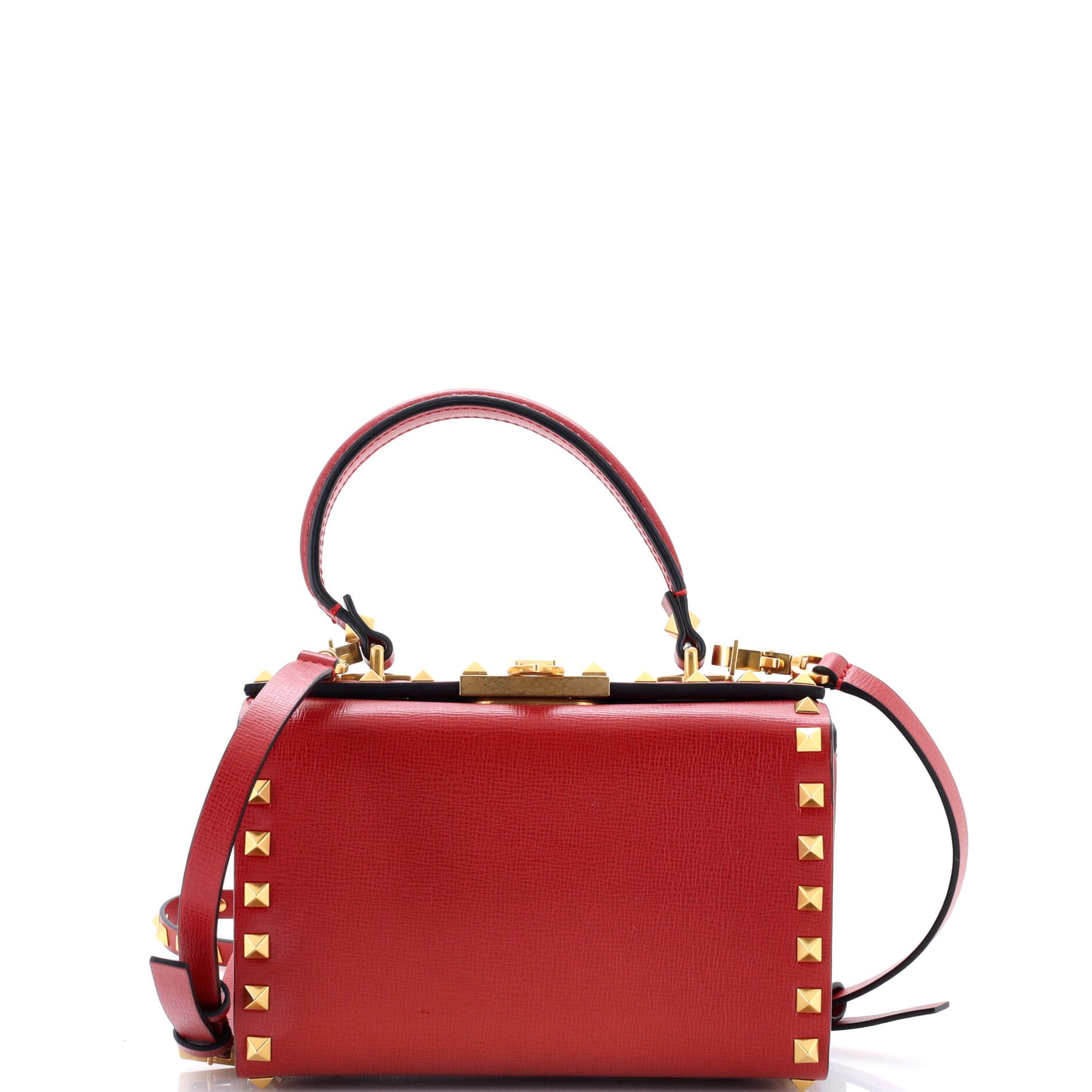 Valentino Garavani Rockstud Alcove Box Bag Leather