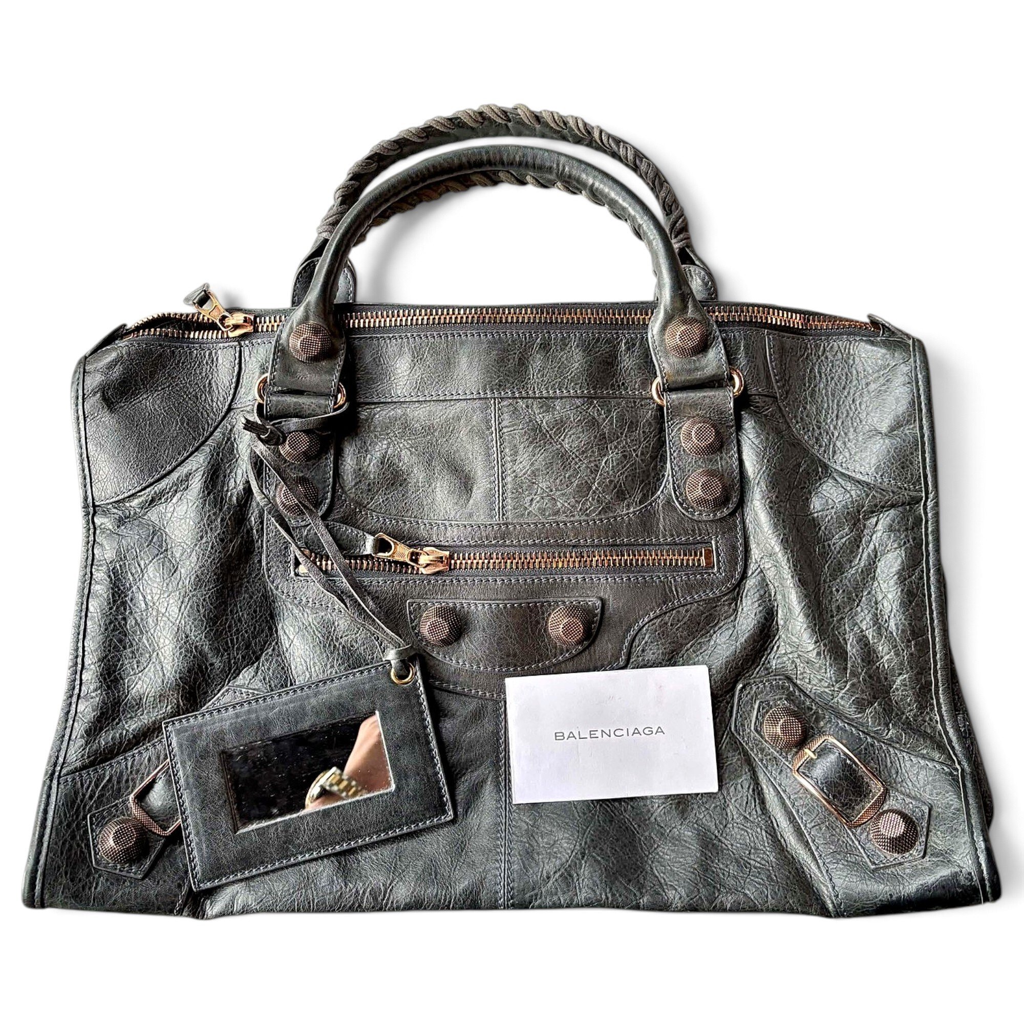 Balenciaga Work leather handbag