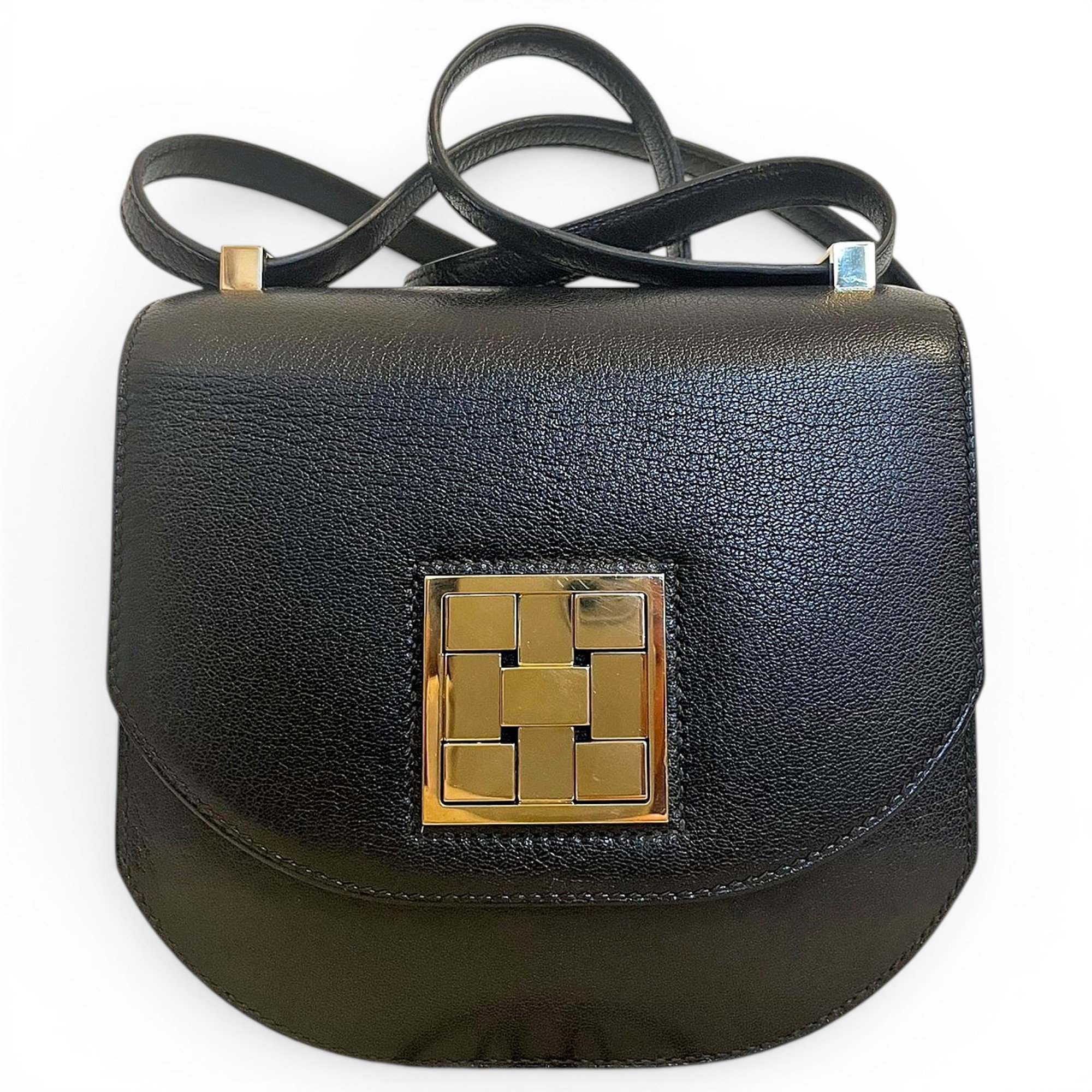 Mosaïque leather crossbody bag