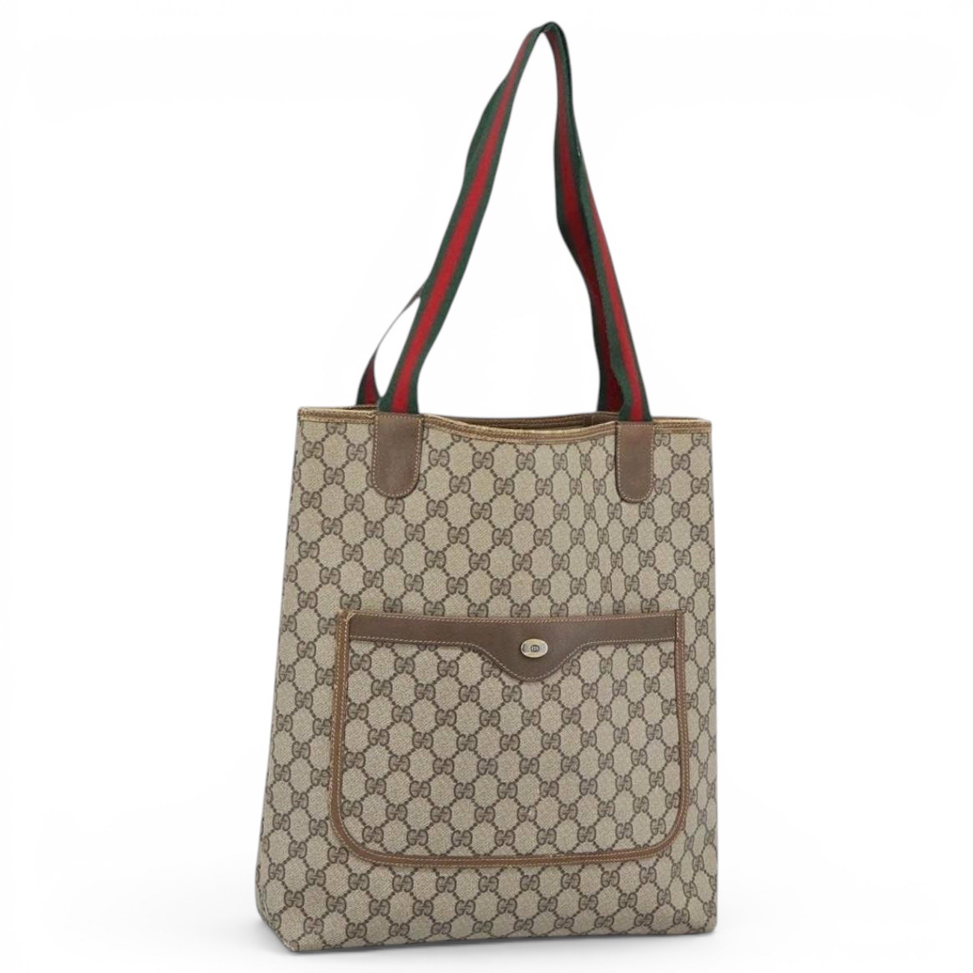 Leather tote