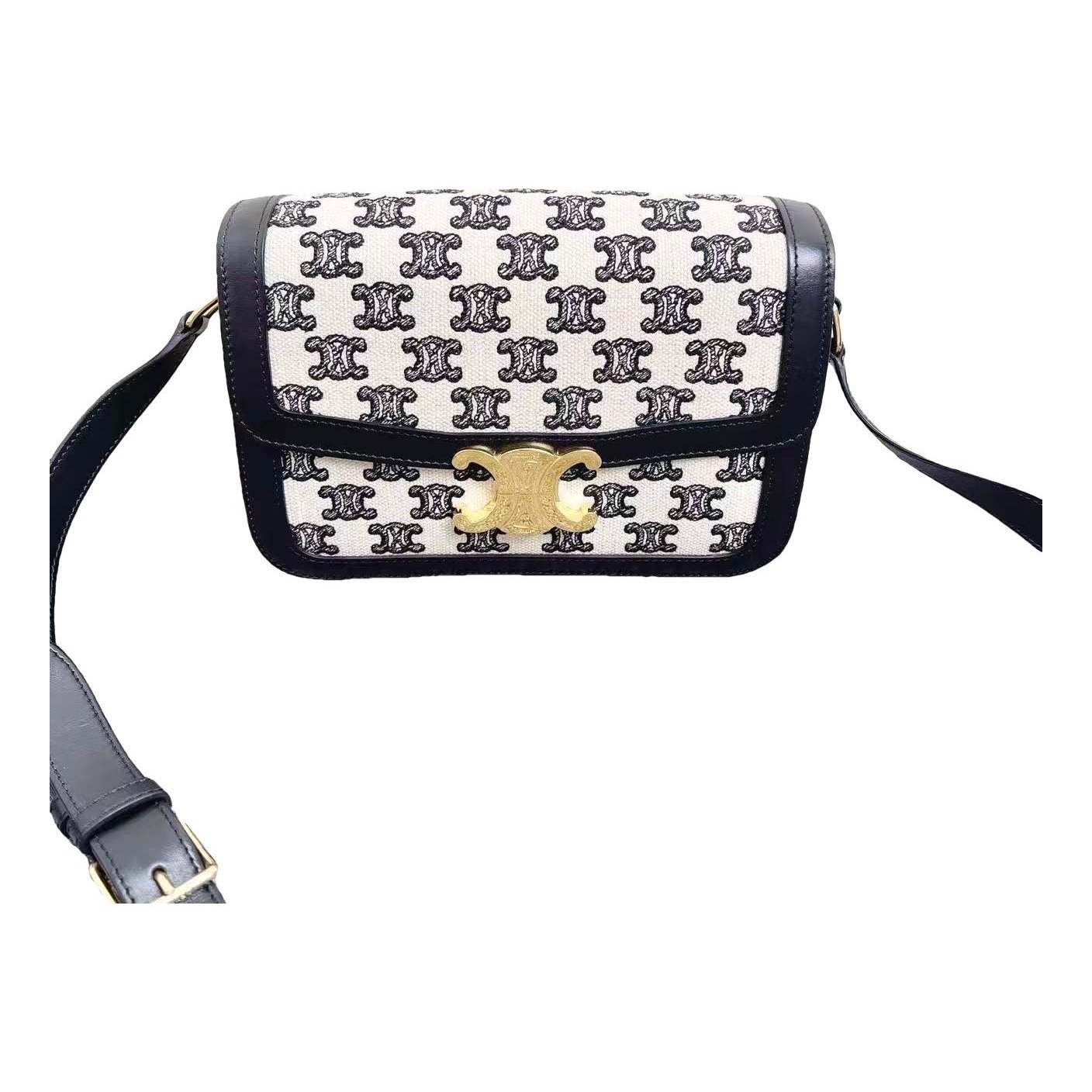 Triomphe cloth handbag