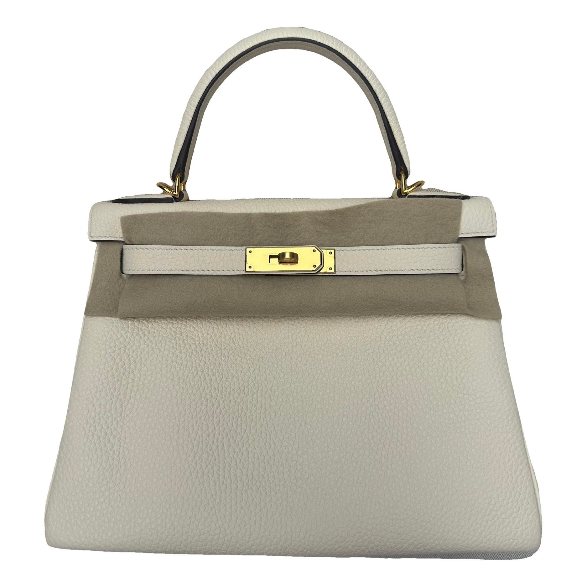 Kelly 28 leather handbag